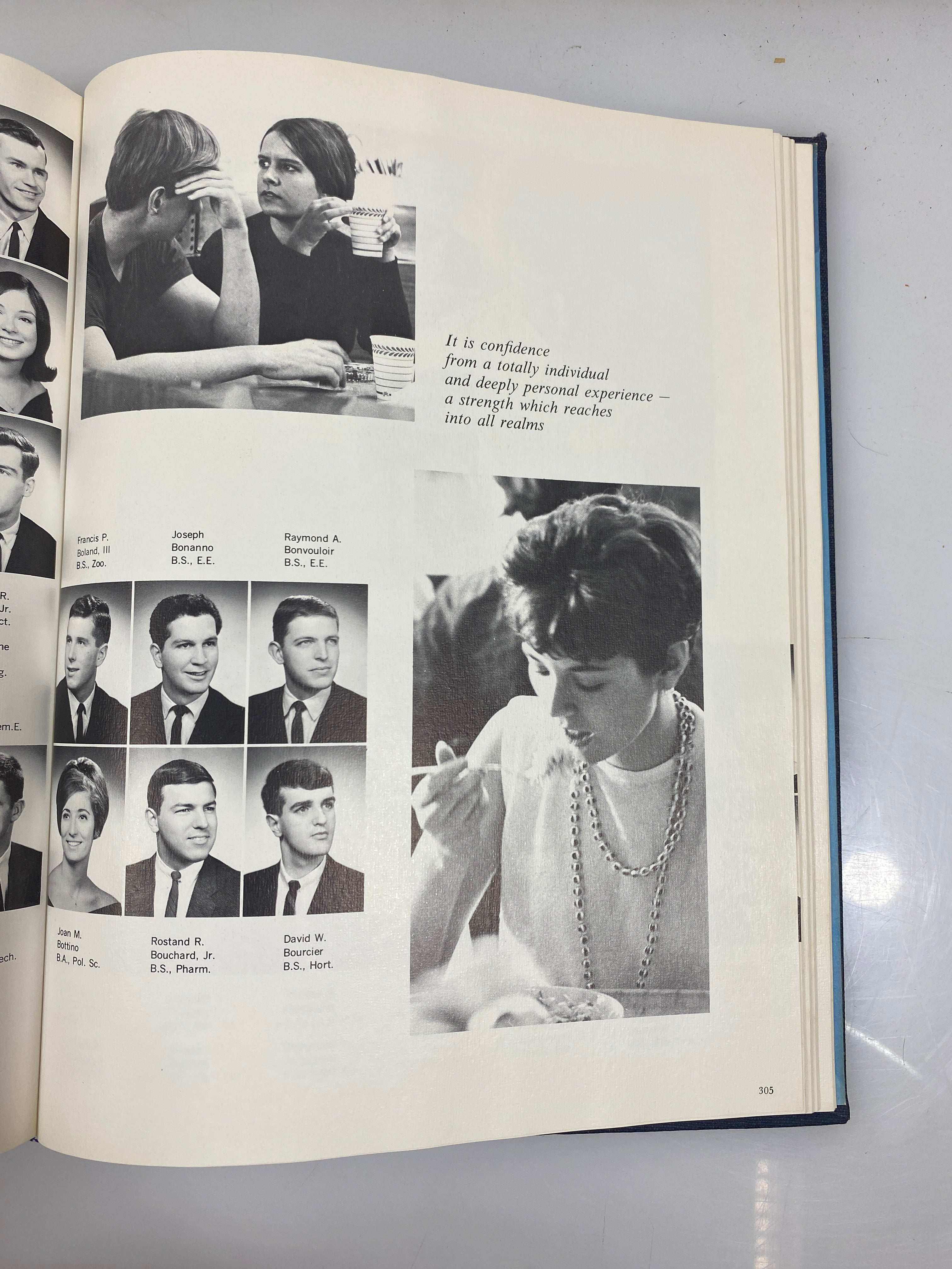 1966 University of Rhode Island Yearbook "Grist" Kingston RI HC