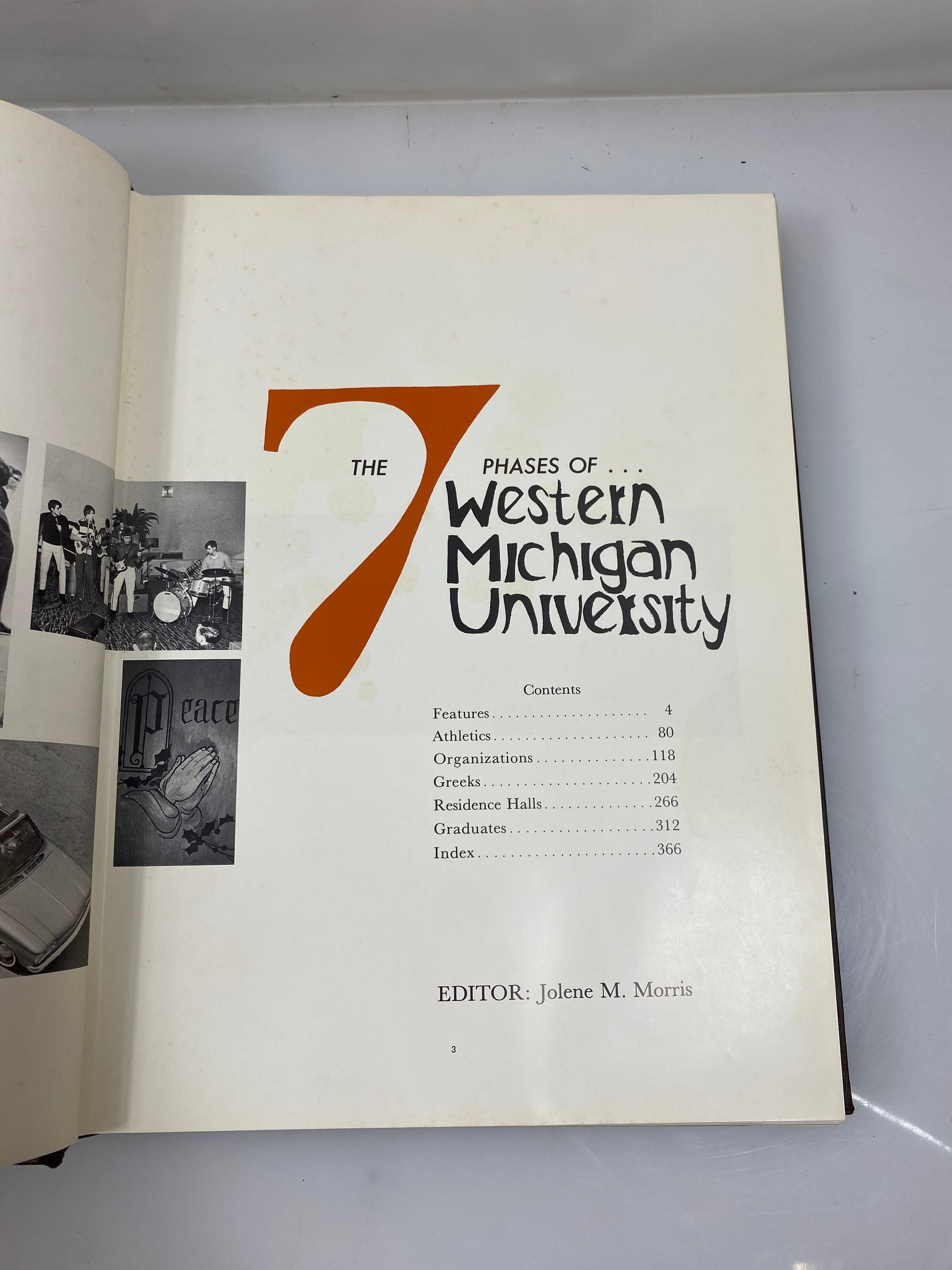 1967 "Brown & Gold" Western Michigan University Yearbook Kalamazoo MI HC