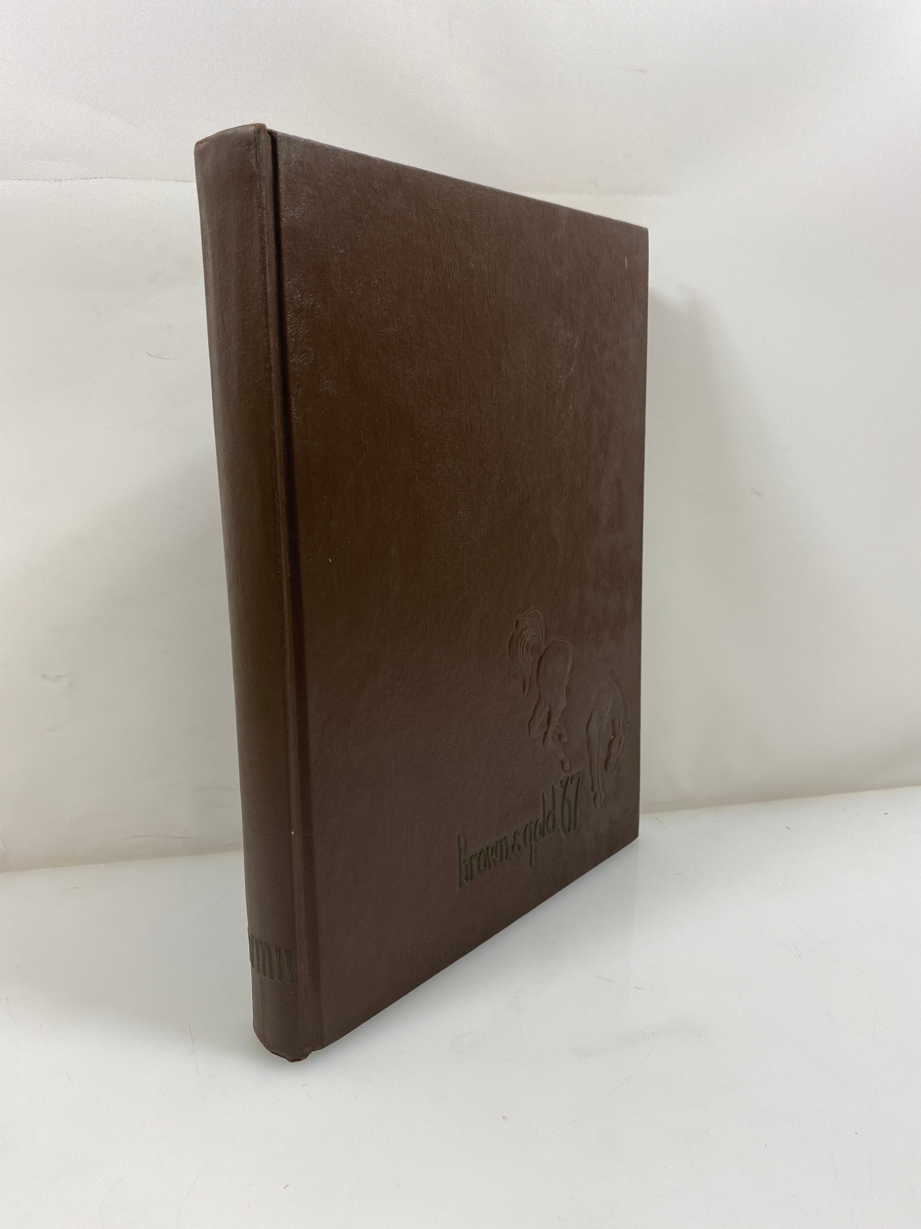 1967 "Brown & Gold" Western Michigan University Yearbook Kalamazoo MI HC