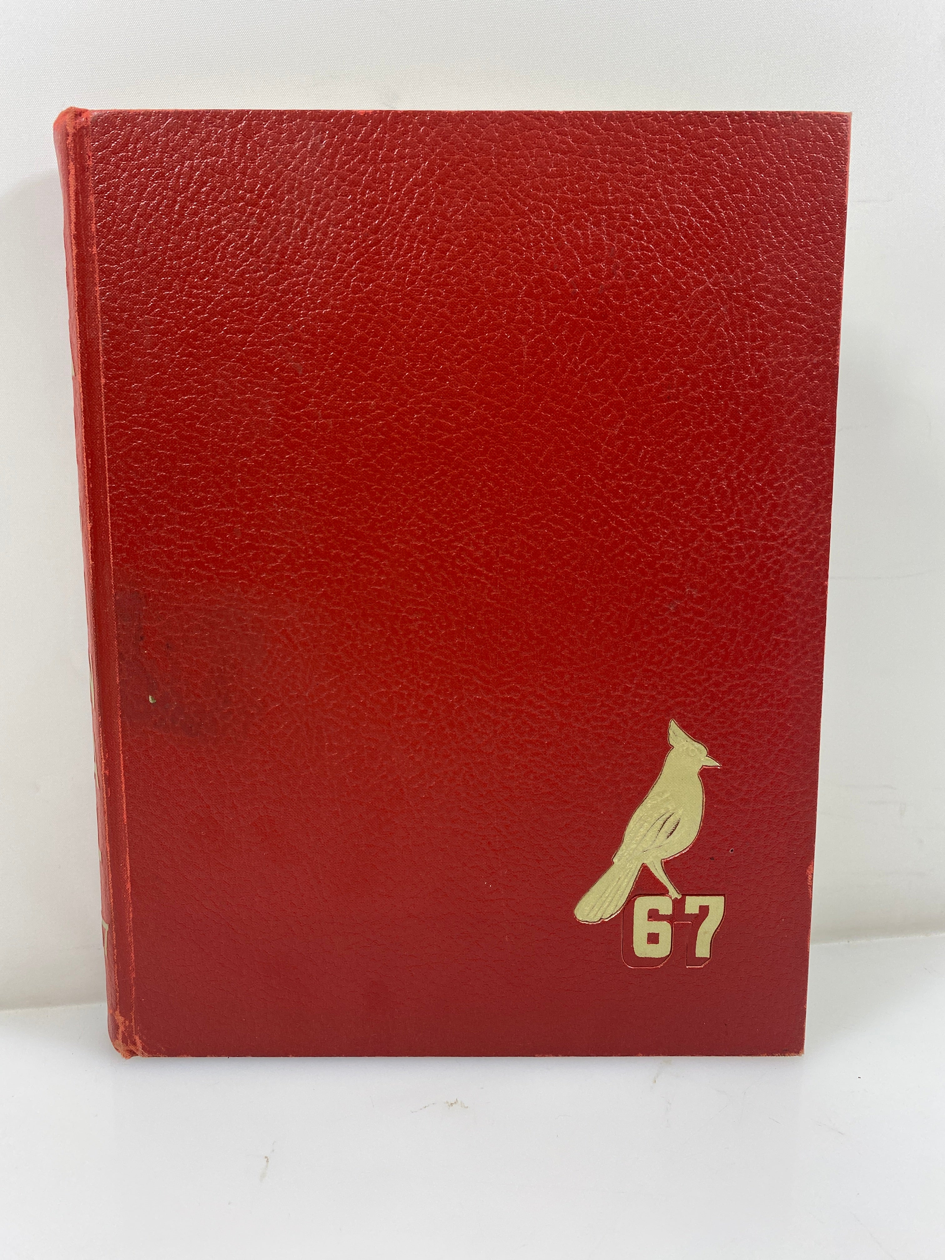 1967 Coldwater High School "Cardinal" Yearbook Coldwater Michigan HC