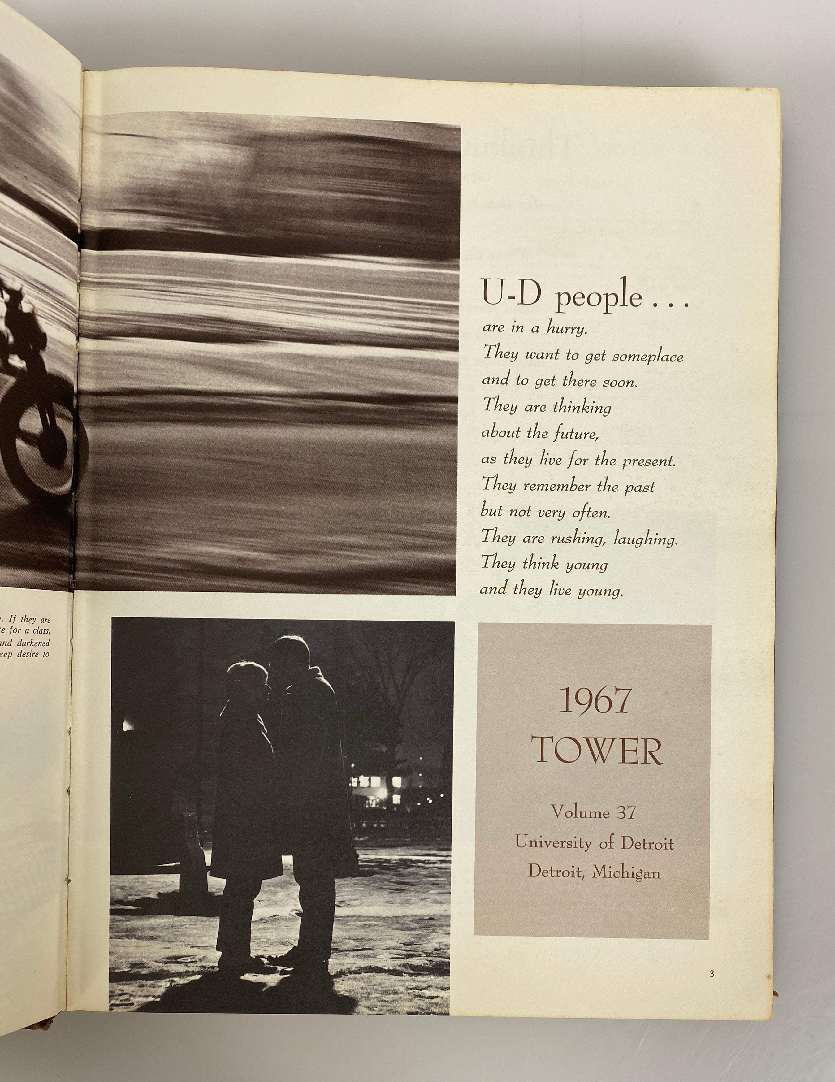 1967 University of Detroit Yearbook HC