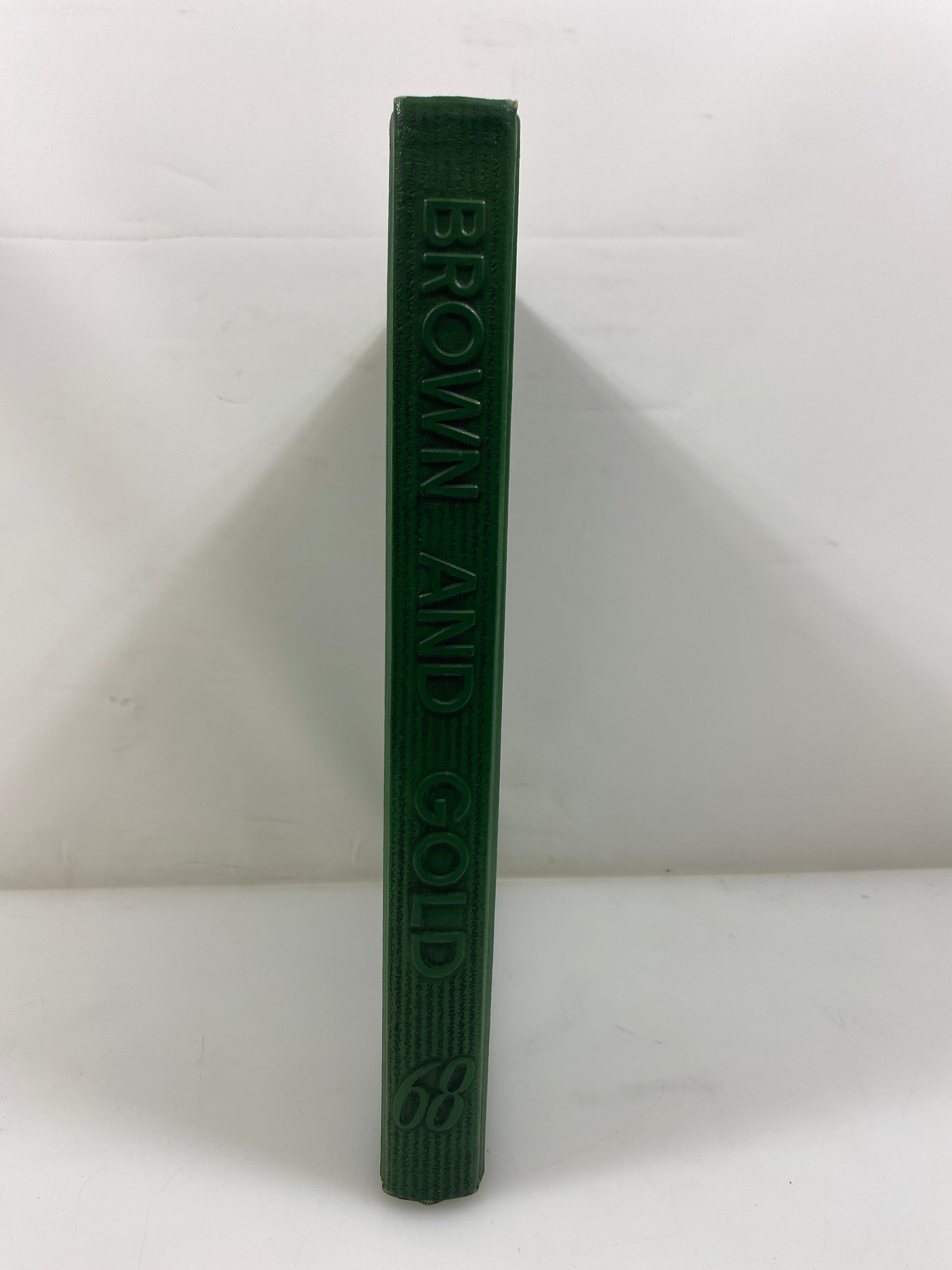 1968 "Brown & Gold" Western Michigan University Yearbook Kalamazoo MI HC