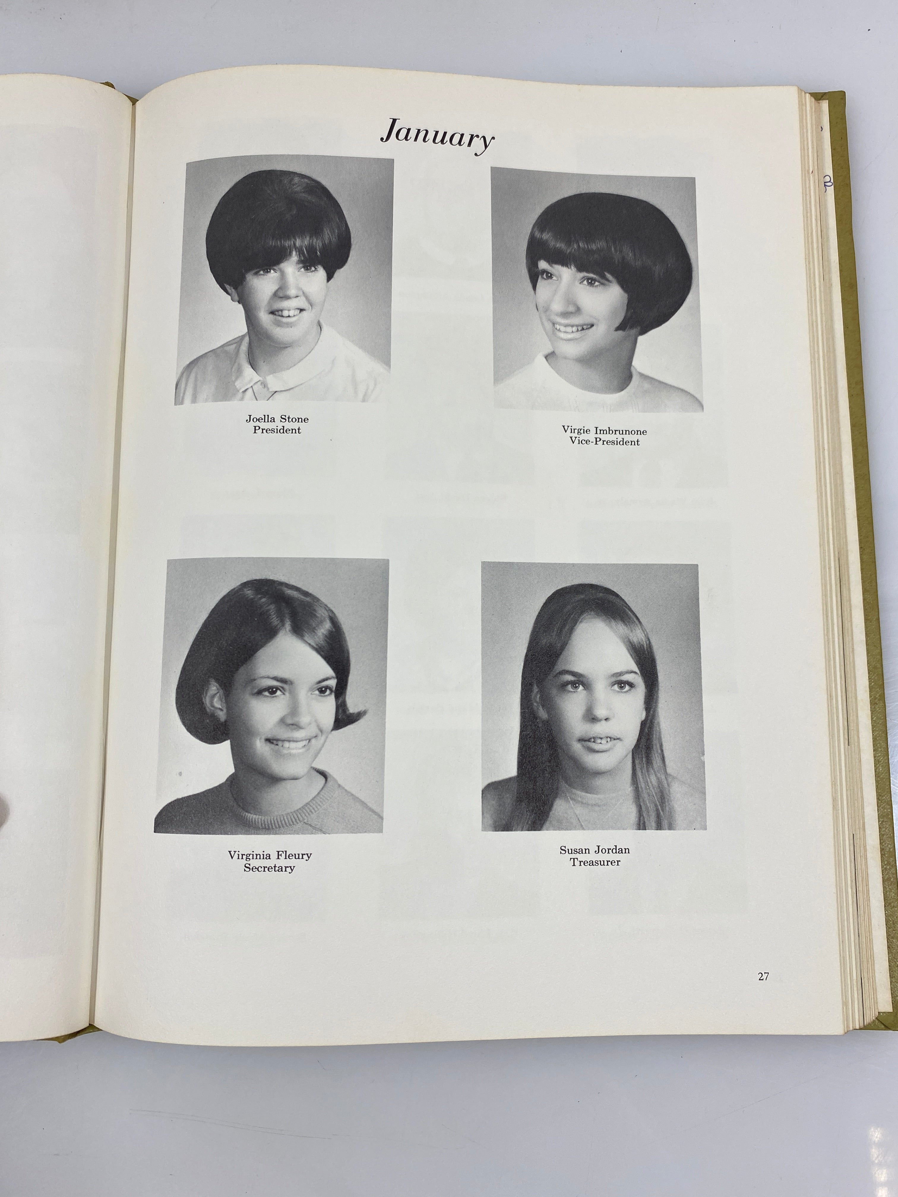 1968 "Cairngorm" Finney Jr. Sr. High School Yearbook Detroit MI HC
