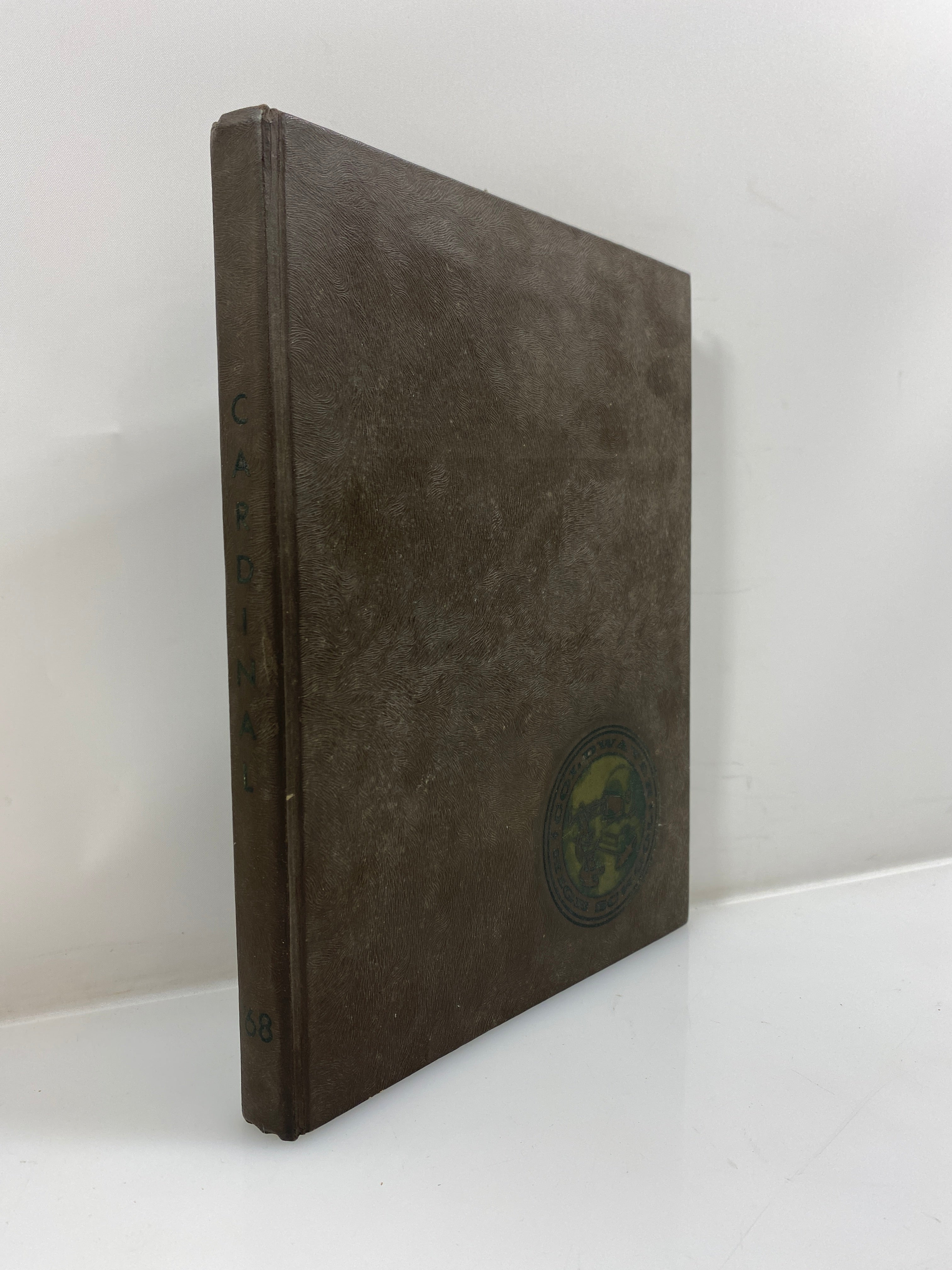 1968 Coldwater High School "Cardinal" Yearbook Coldwater Michigan HC