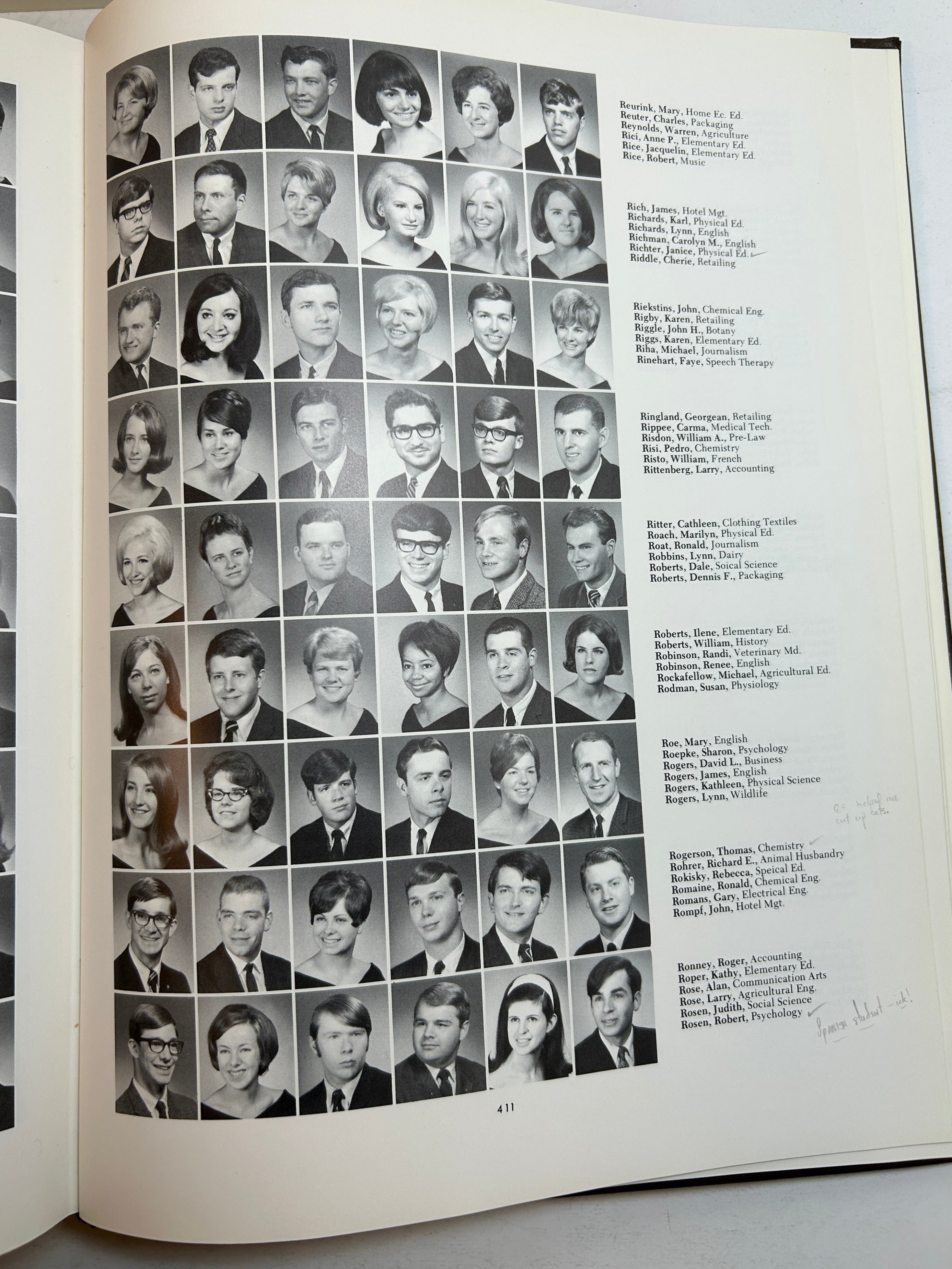 1968 Michigan State University Yearbook Wolverine