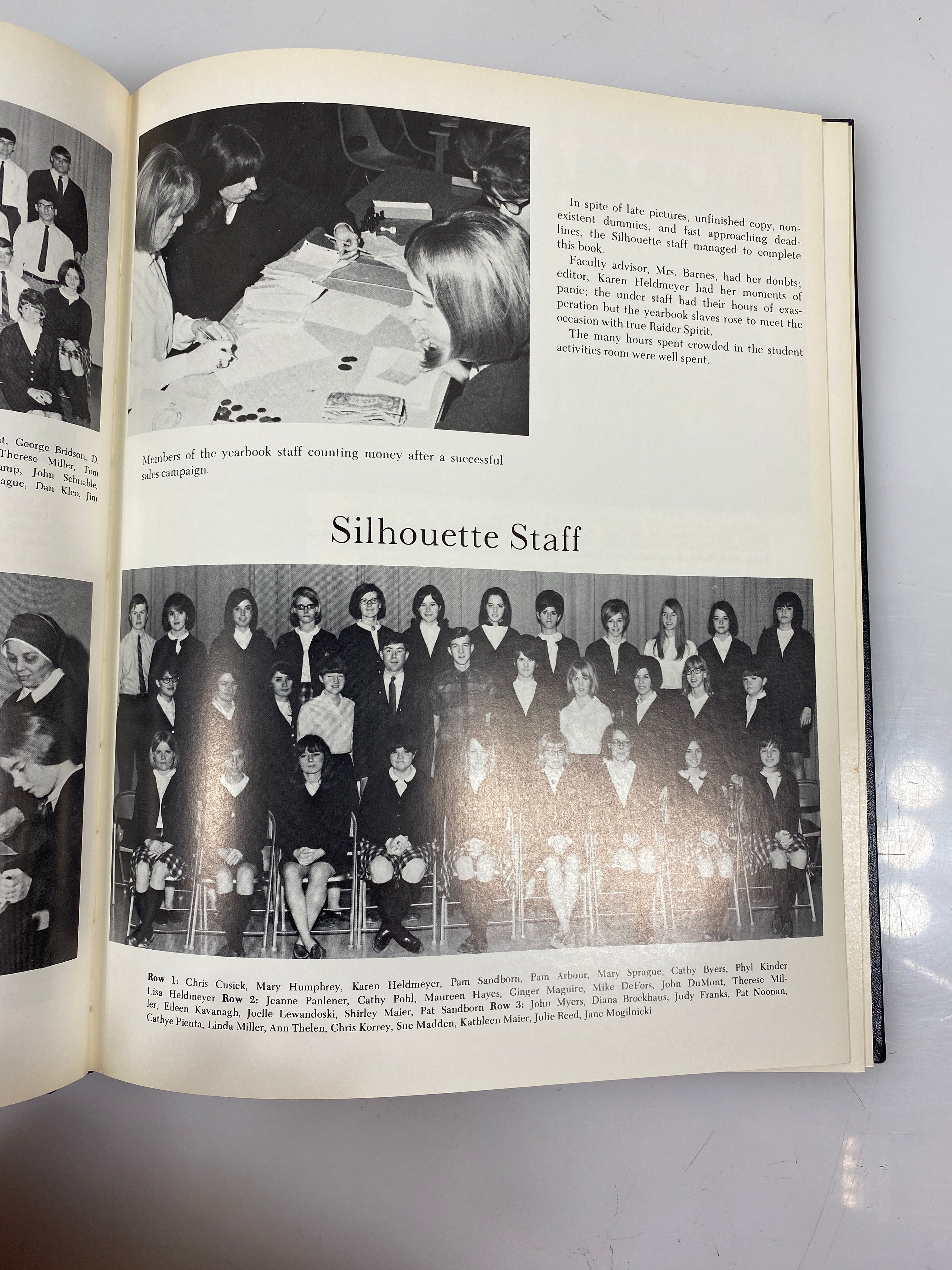 1968 O'Rafferty High School Yearbook Lansing, Michigan HC
