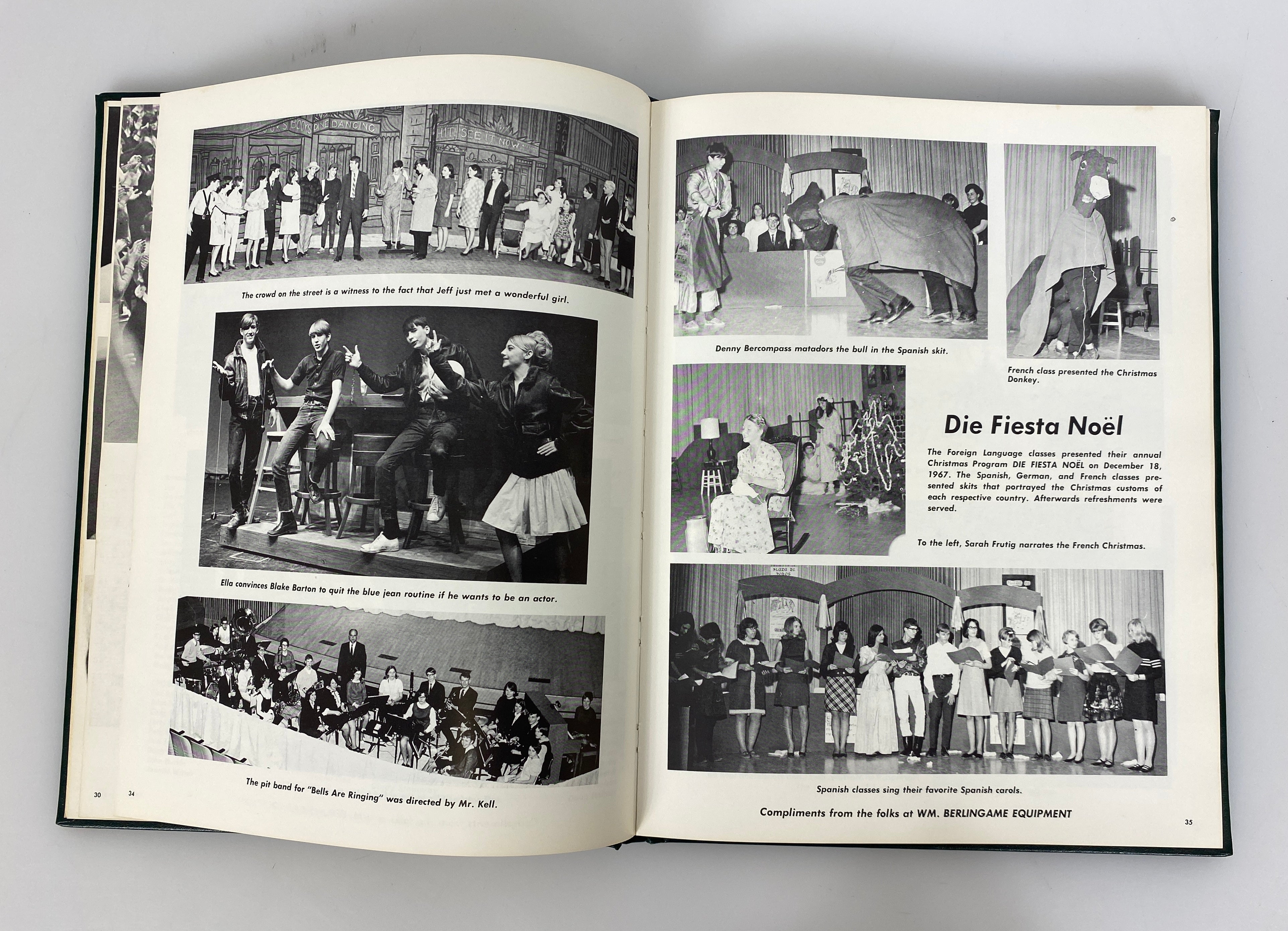 1968 Waverly High School "Iliad" Yearbook Lansing Michigan HC