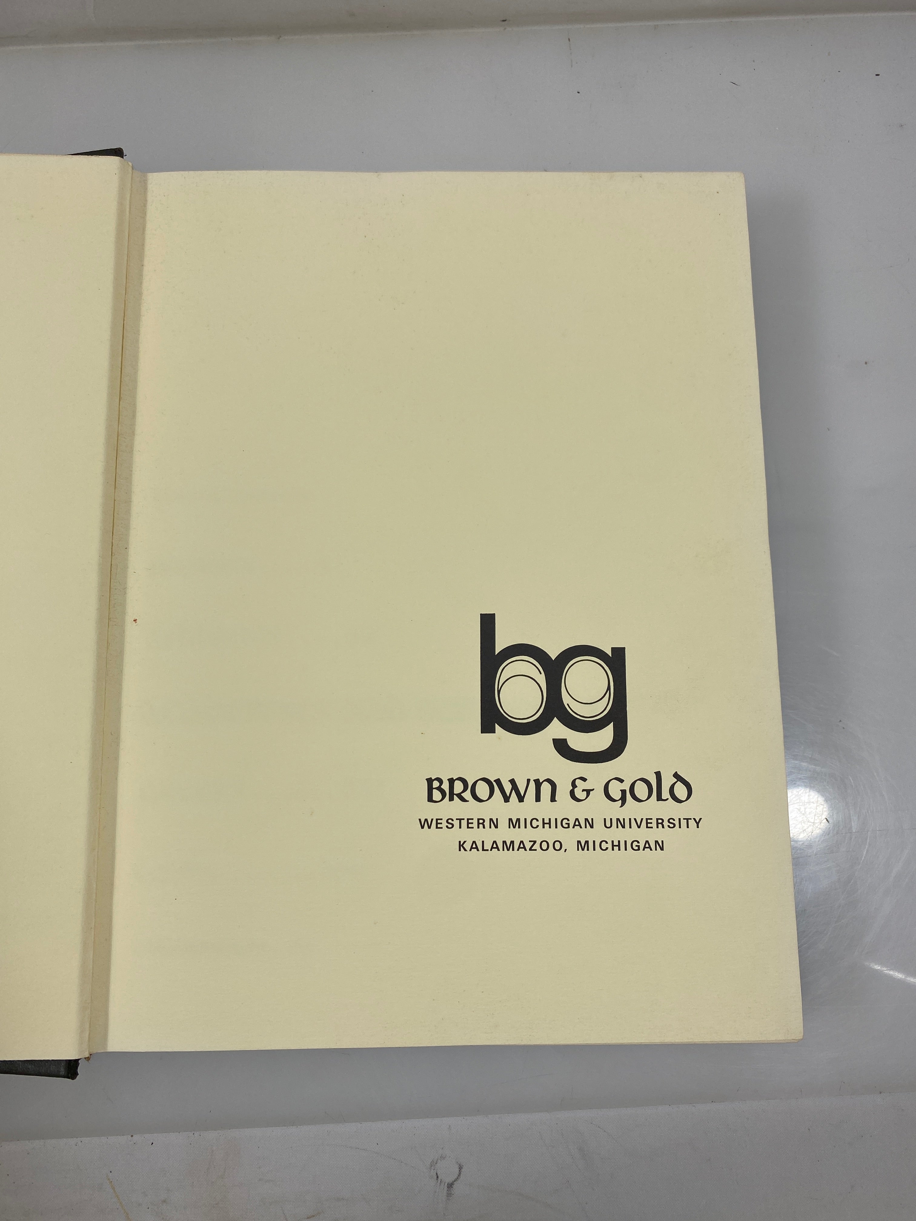 1969 "Brown & Gold" Western Michigan University Yearbook Kalamazoo MI HC