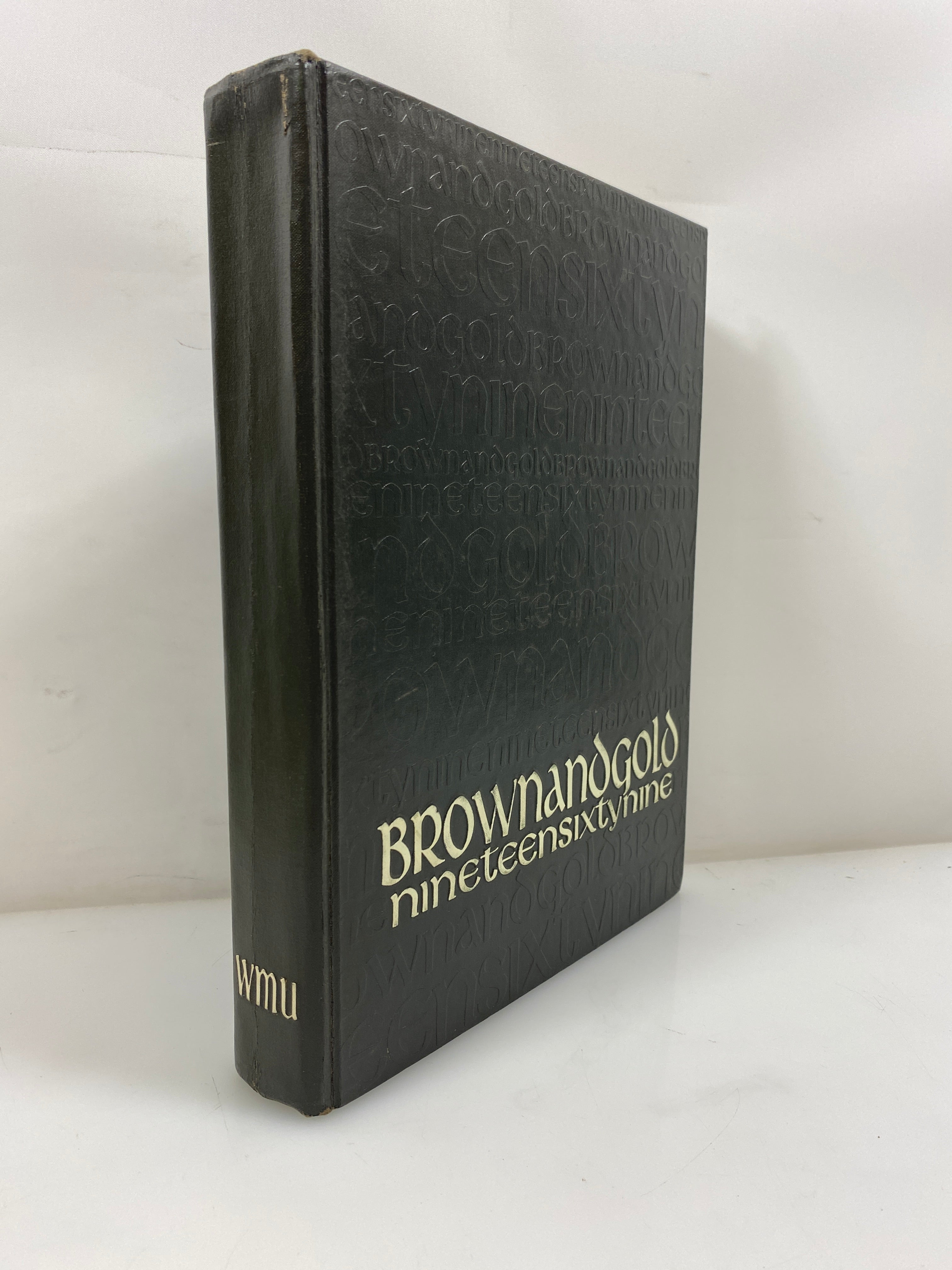 1969 "Brown & Gold" Western Michigan University Yearbook Kalamazoo MI HC