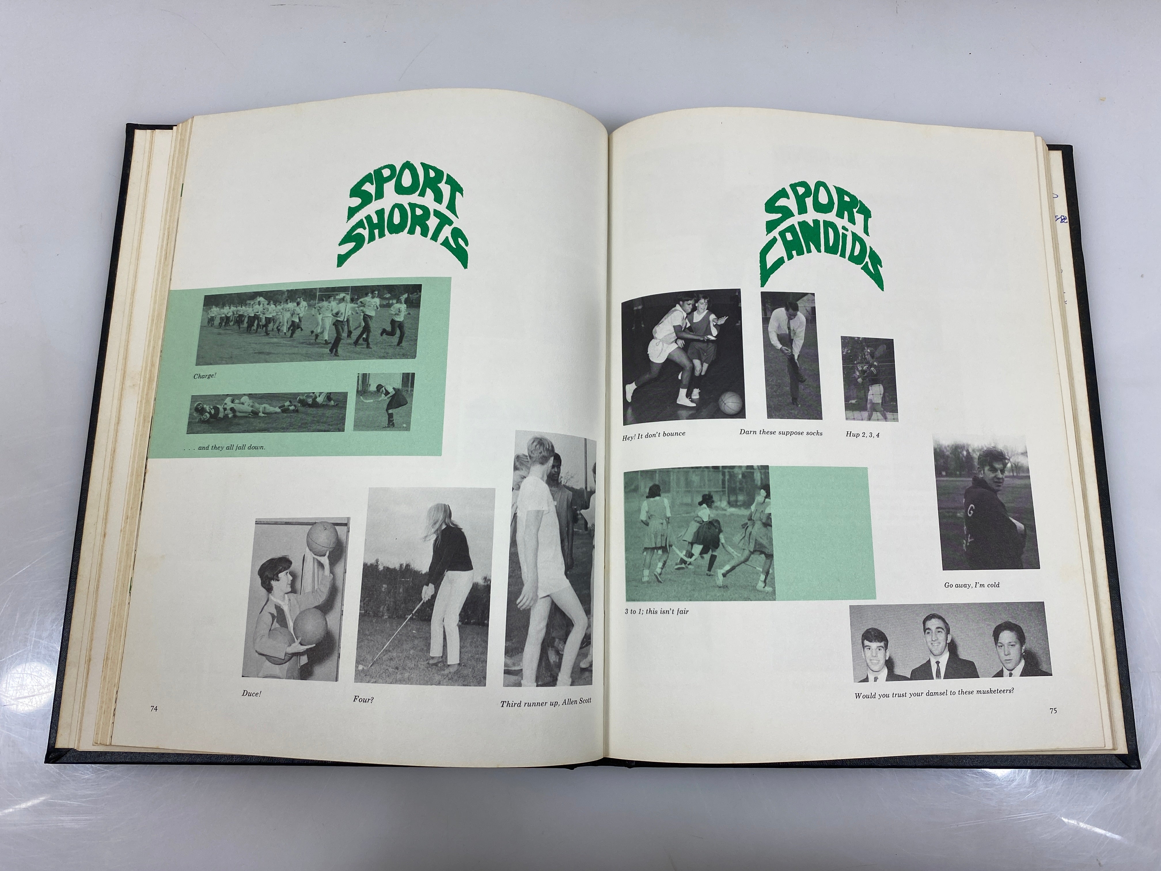 1969 "Cairngorm" Finney Jr. Sr. High School Yearbook Detroit MI HC