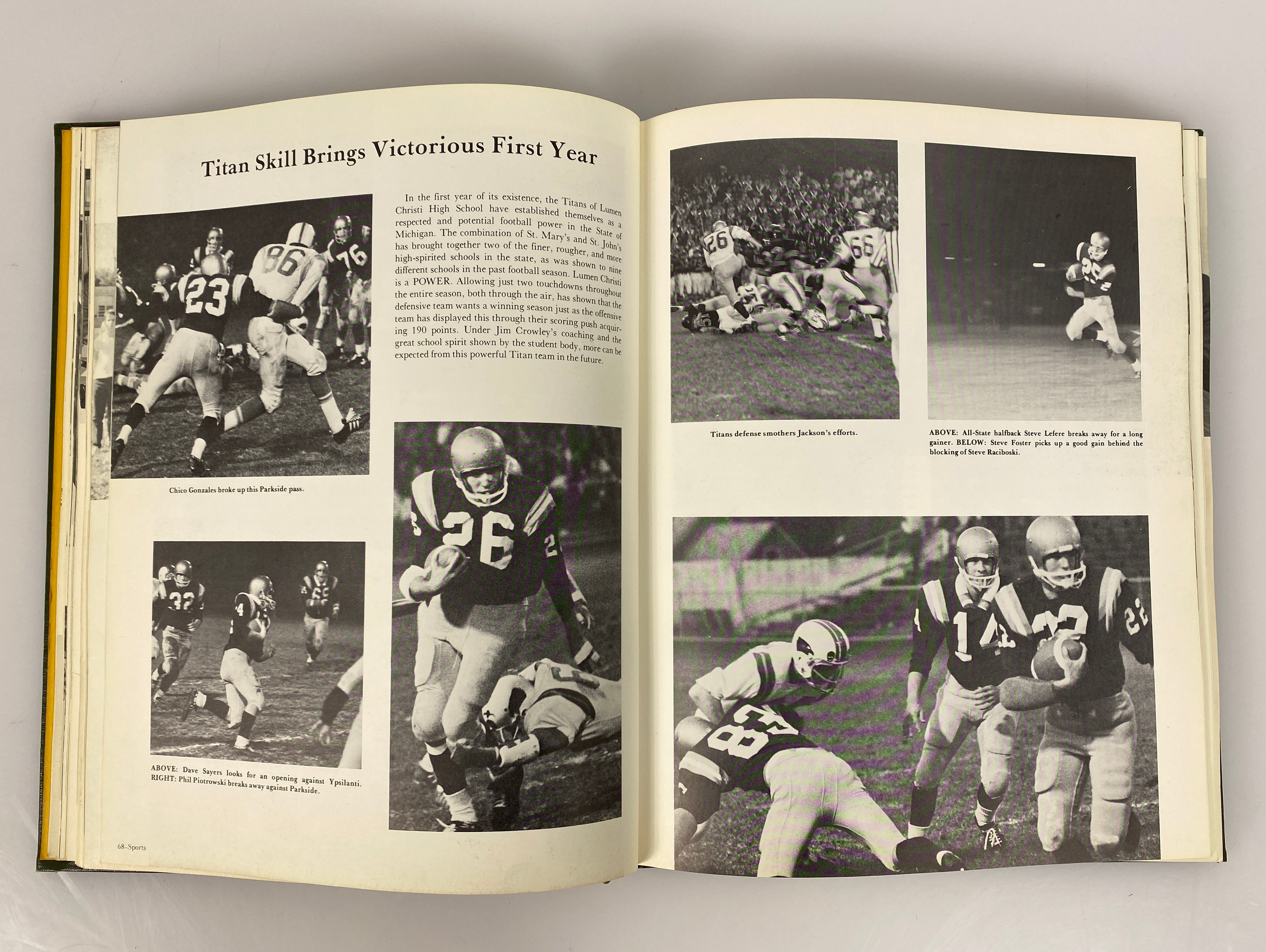 1969 Lumen Christi High School Yearbook Jackson Michigan HC