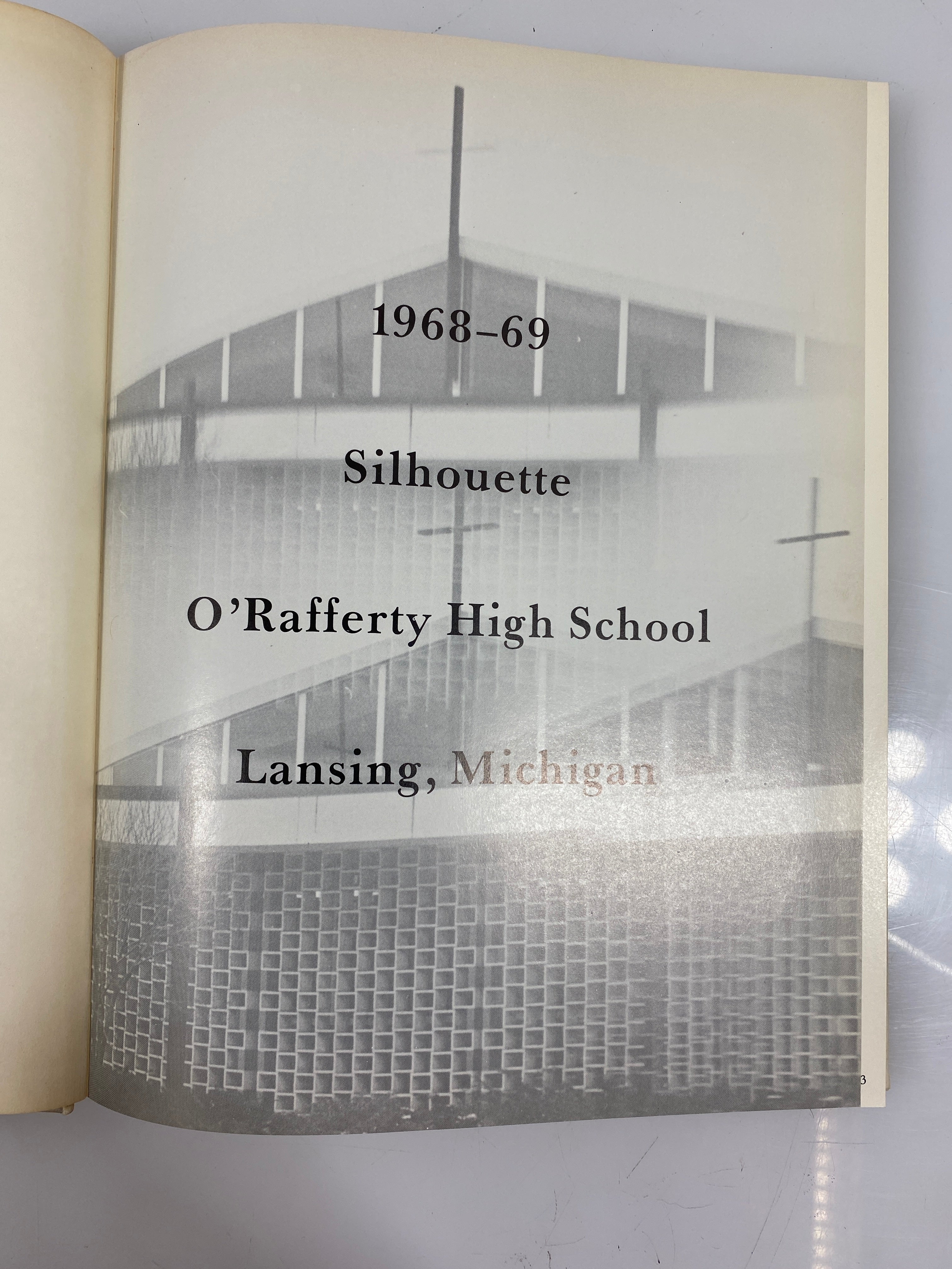 1969 O'Rafferty High School Yearbook Lansing, Michigan HC