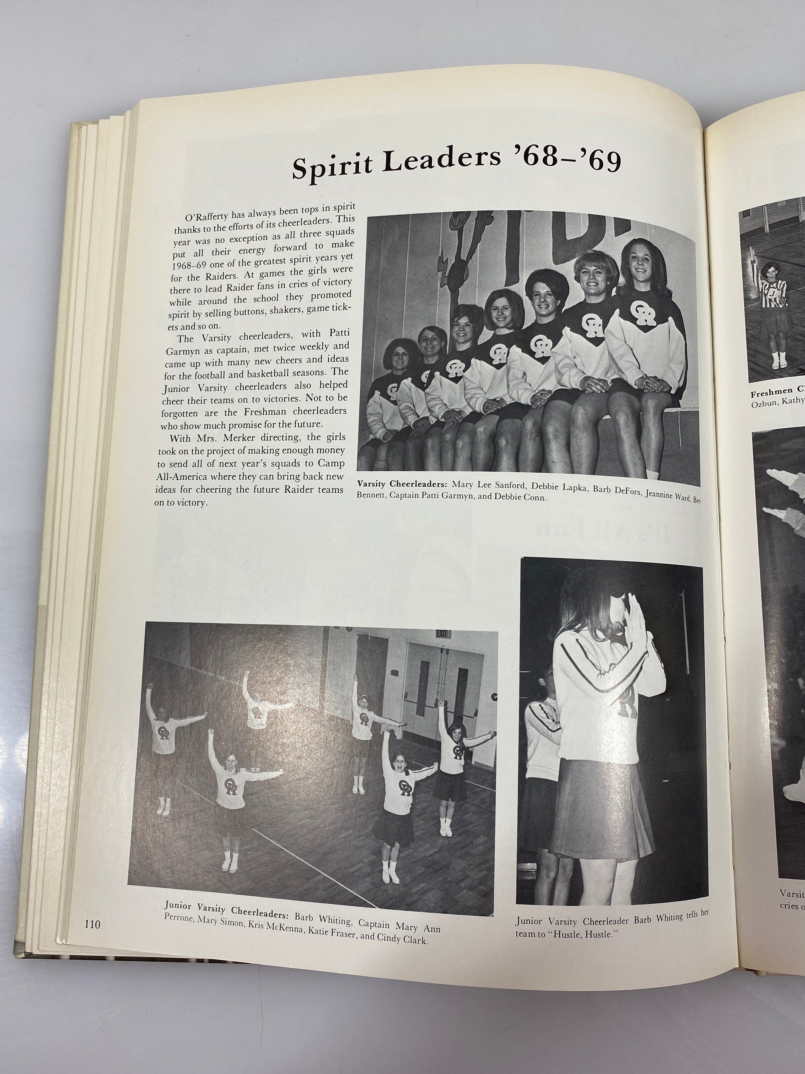 1969 O'Rafferty High School Yearbook Lansing, Michigan HC