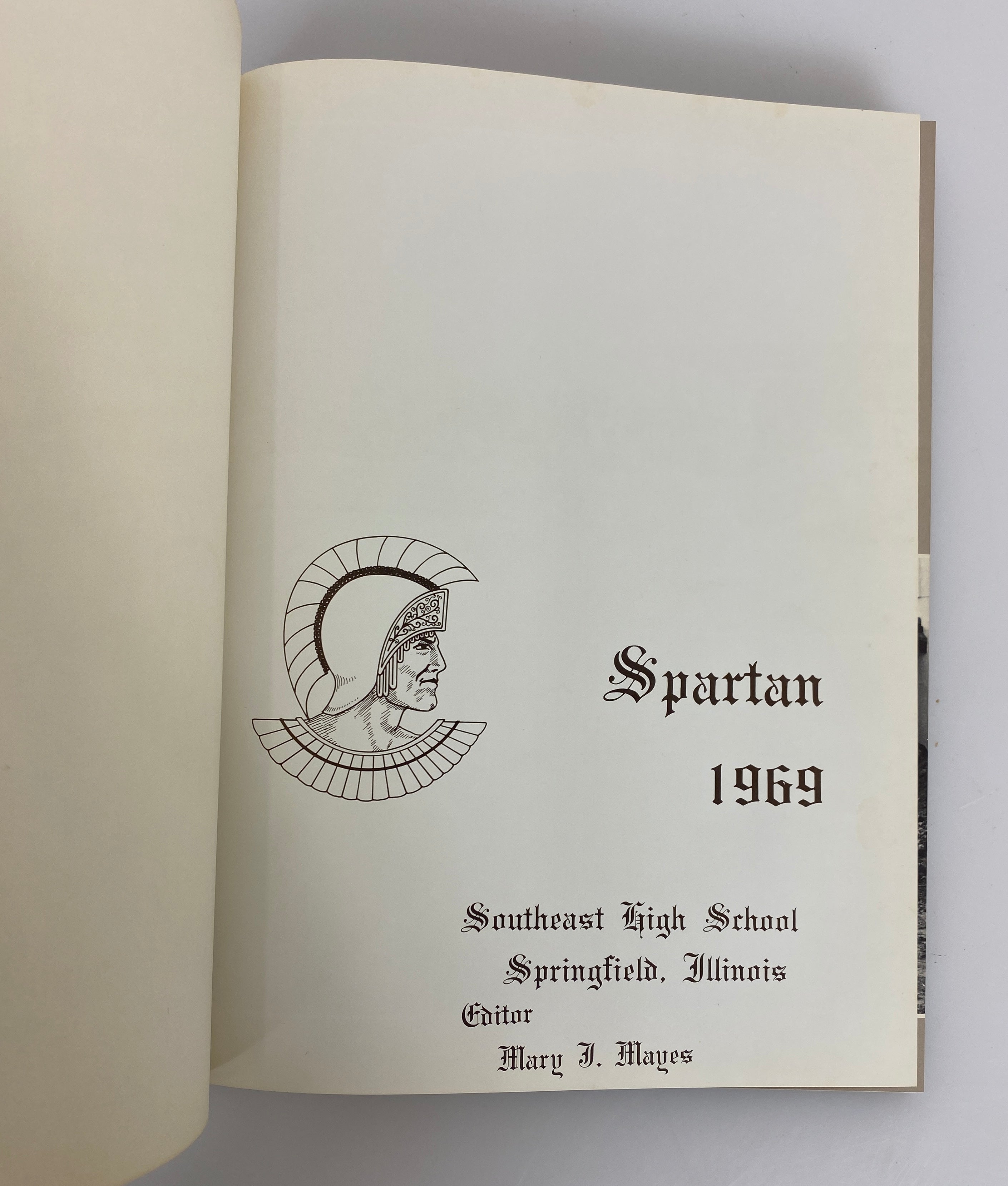 1969 Southeast High School Yearbook Springfield Illinois HC