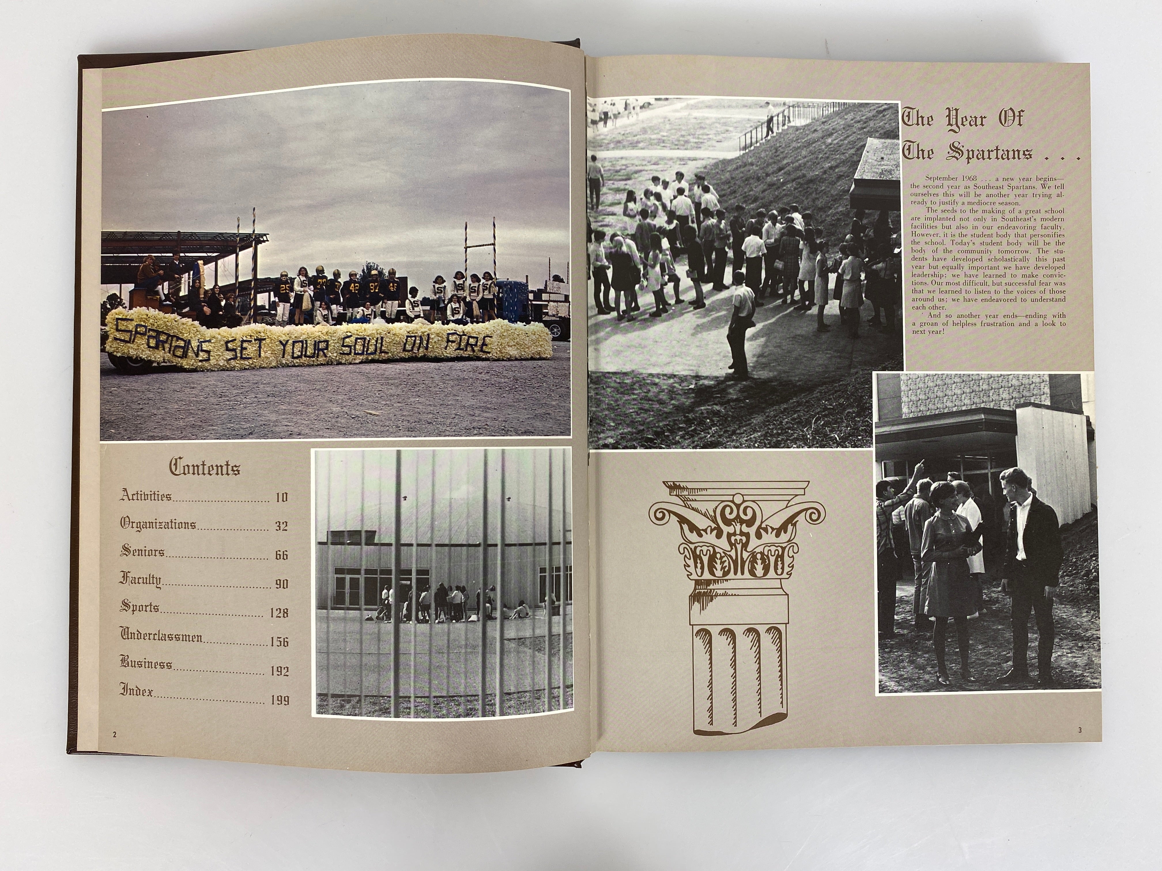 1969 Southeast High School Yearbook Springfield Illinois HC