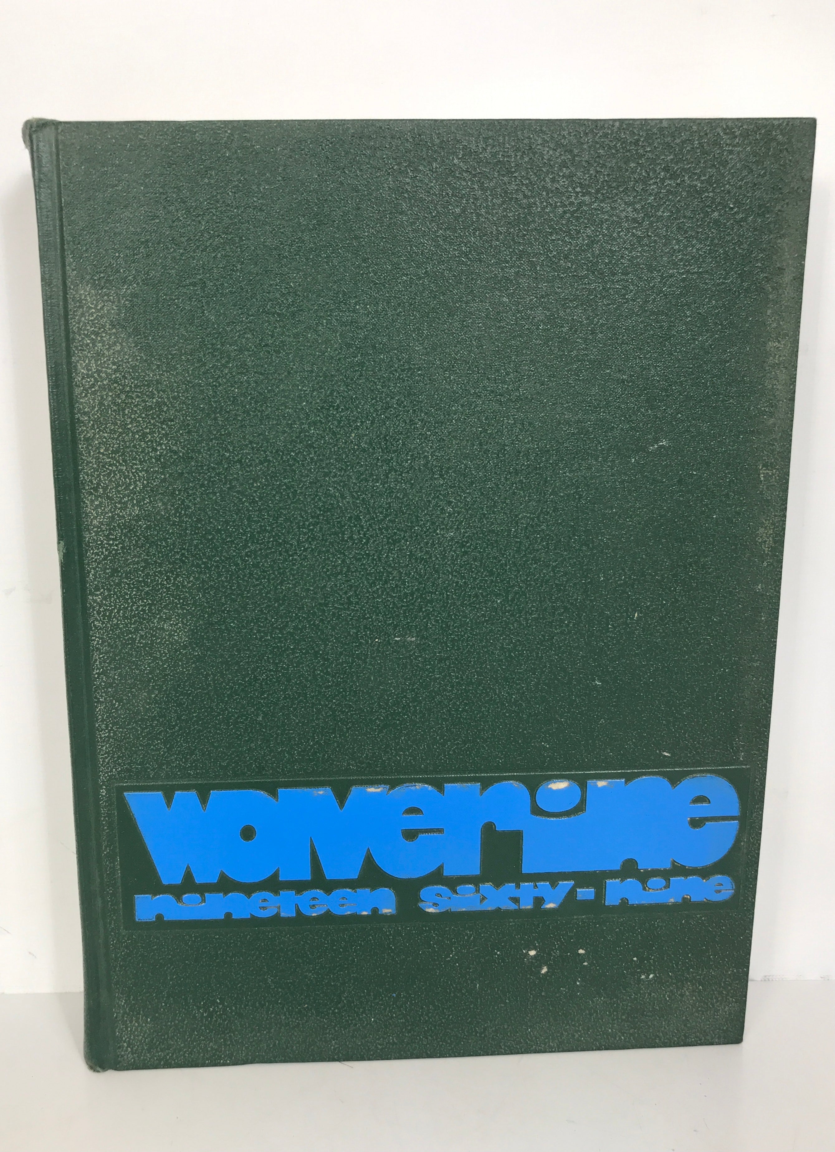 1969 "Wolverine" Michigan State University Yearbook HC