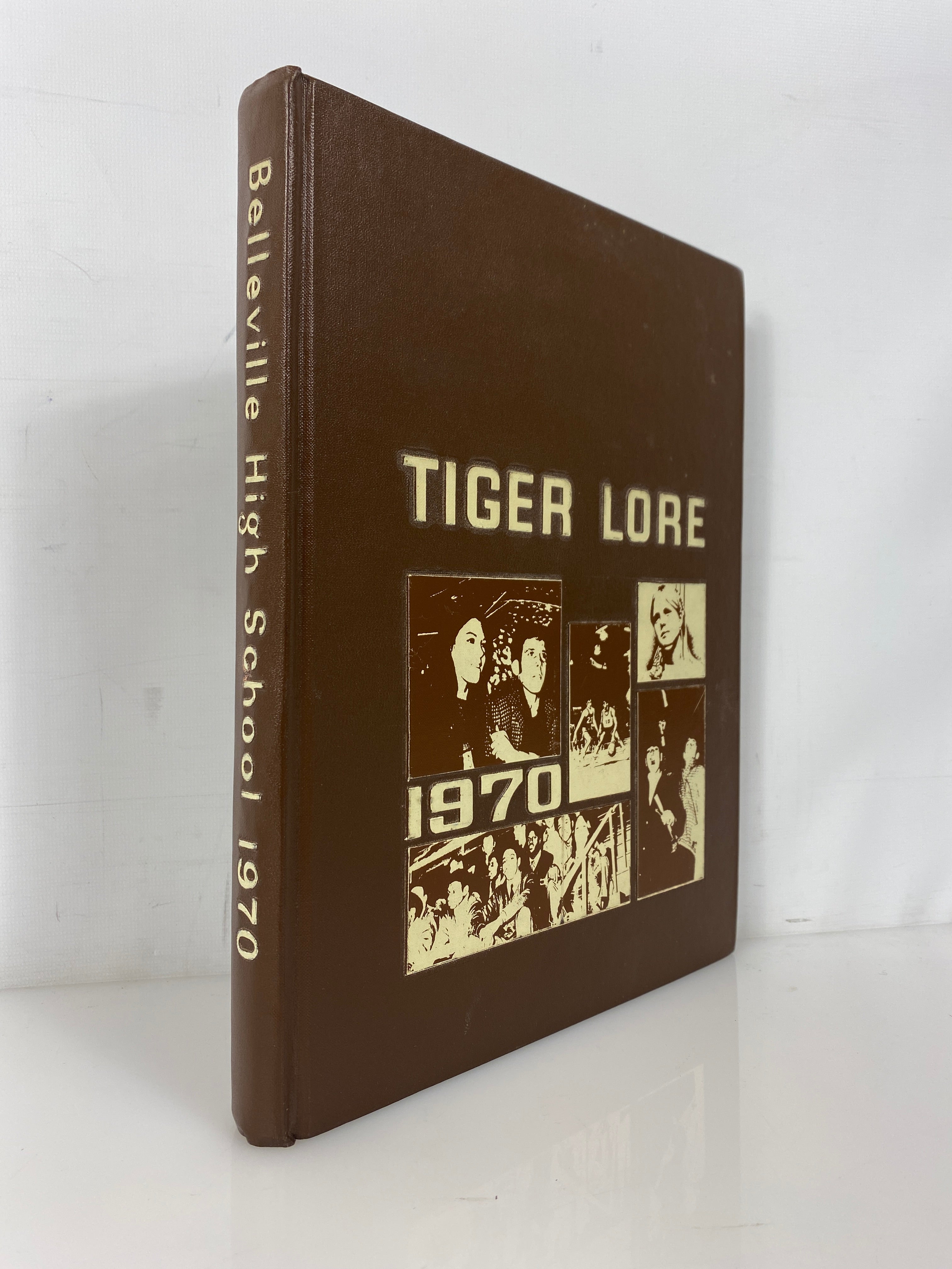 1970 Belleville High School Yearbook Belleville Michigan HC
