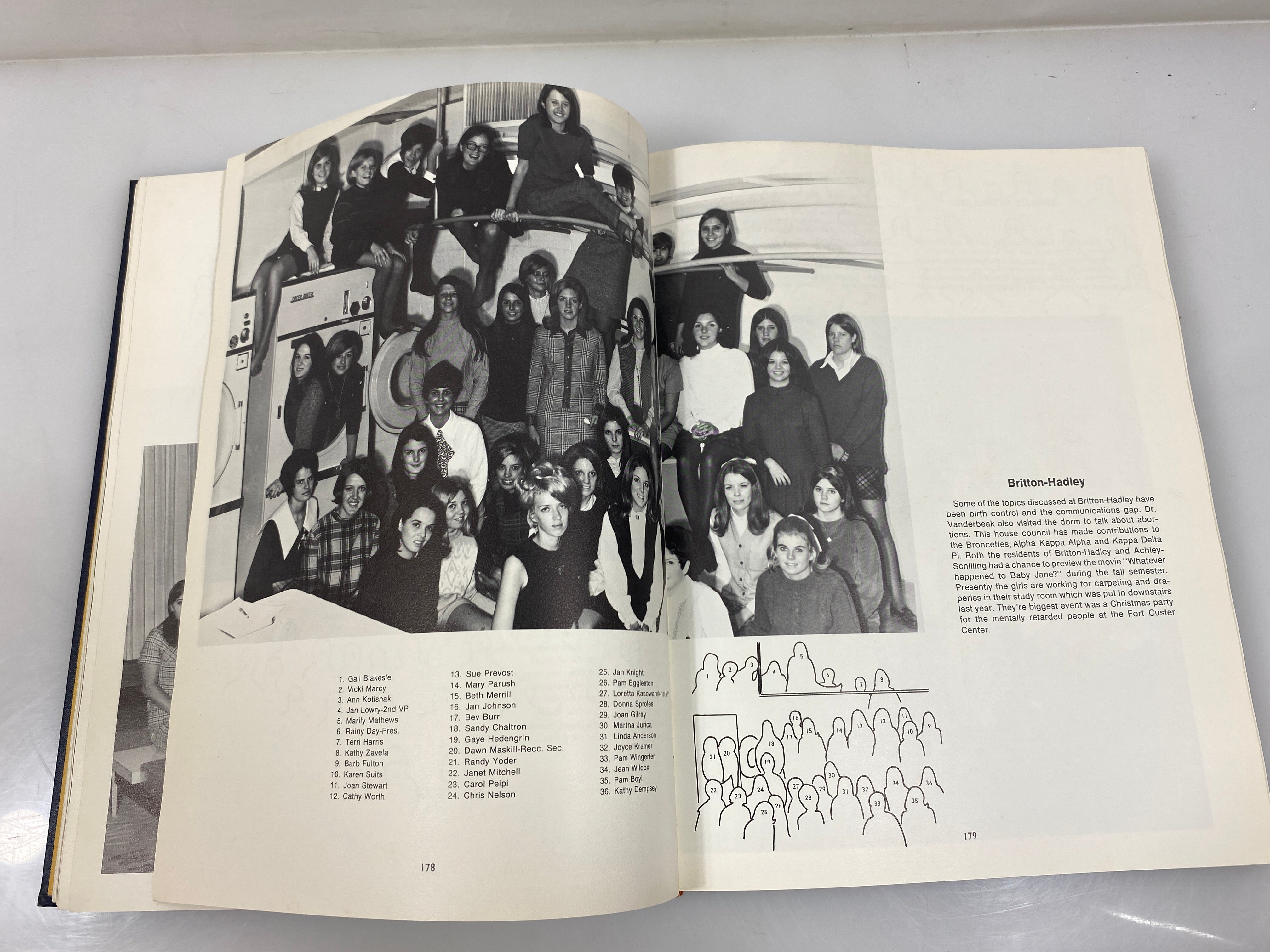 1970 "Brown & Gold" Western Michigan University Yearbook Kalamazoo MI HC
