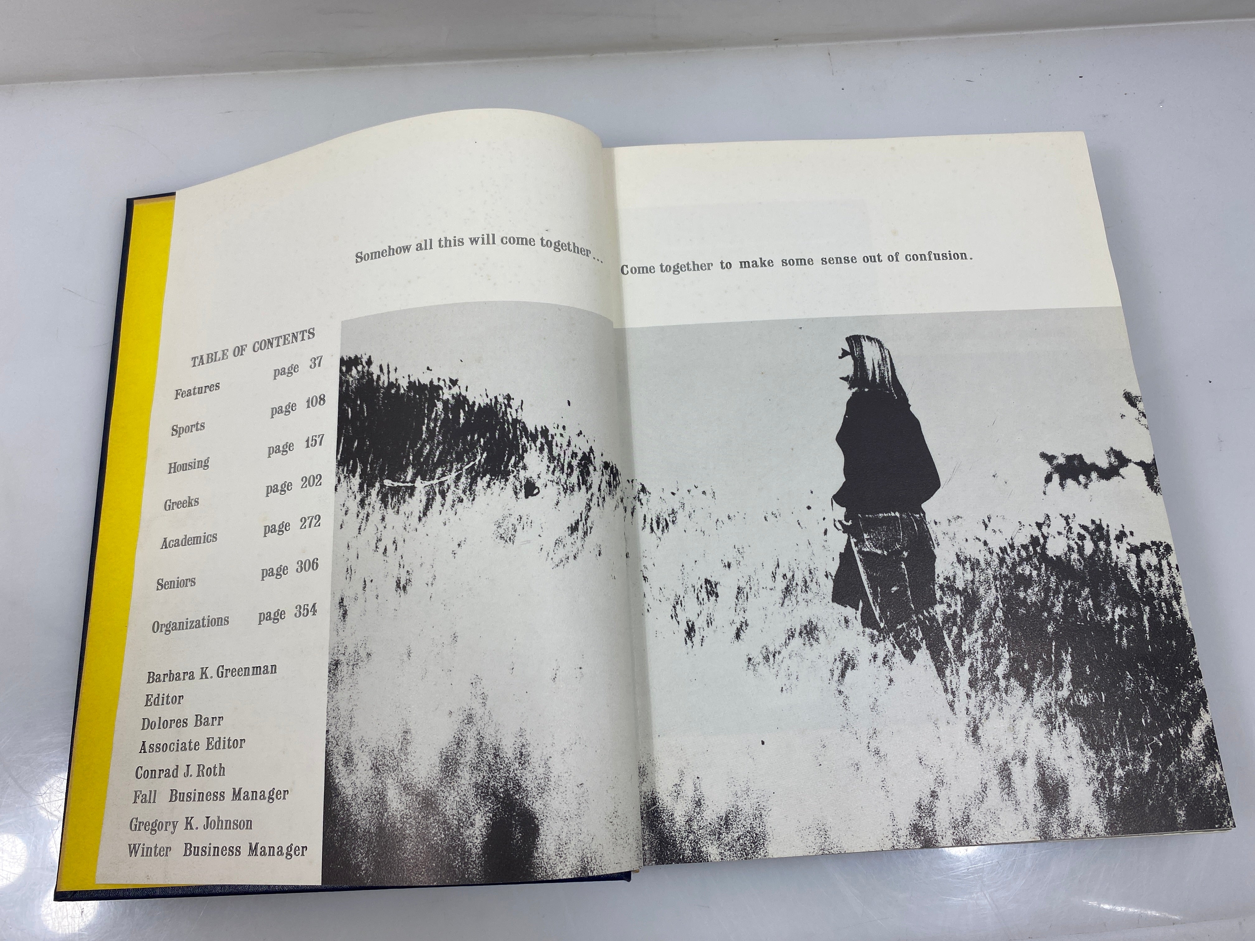 1970 "Brown & Gold" Western Michigan University Yearbook Kalamazoo MI HC