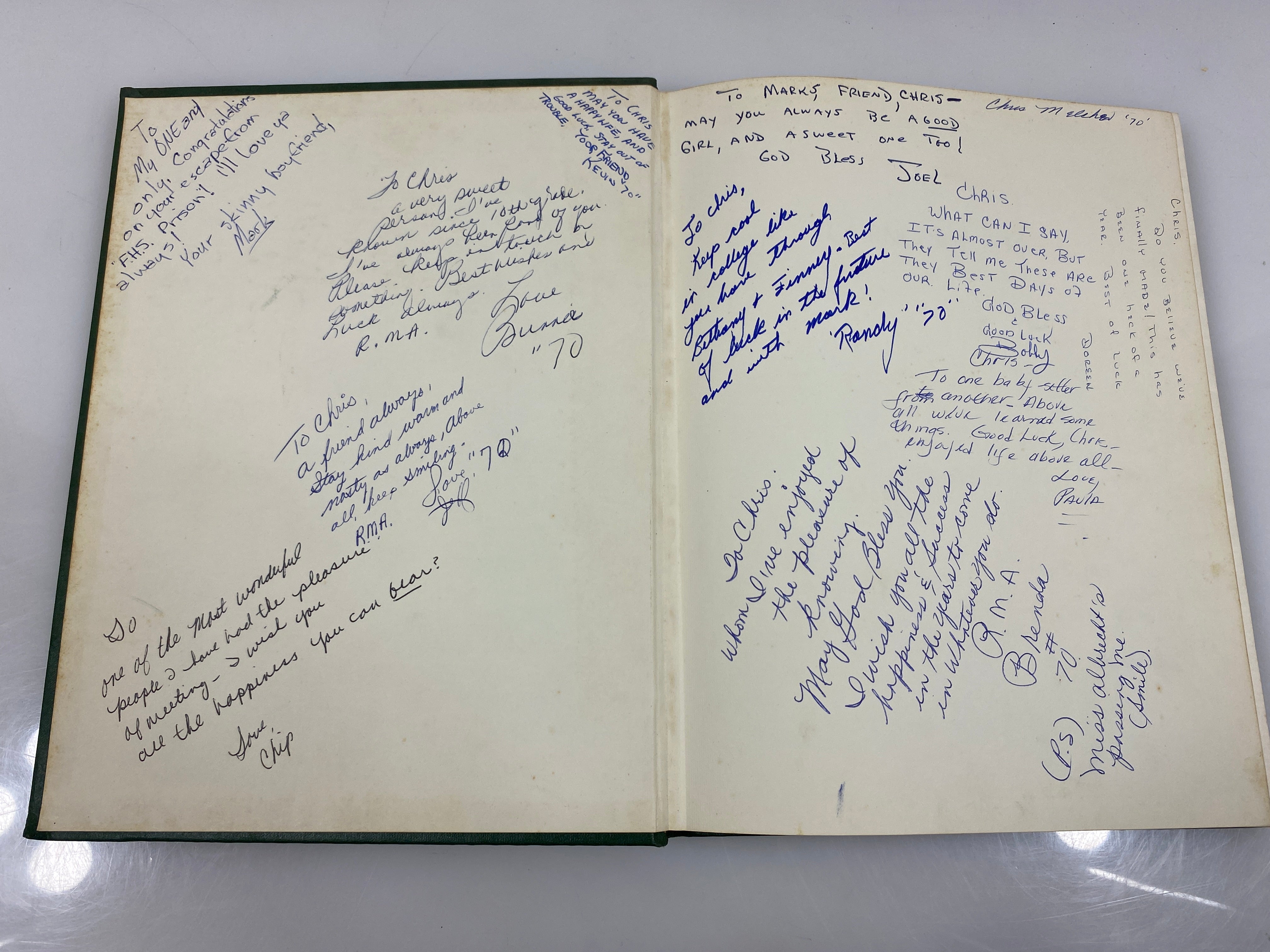 1970 "Cairngorm" Finney Jr. Sr. High School Yearbook Detroit MI HC