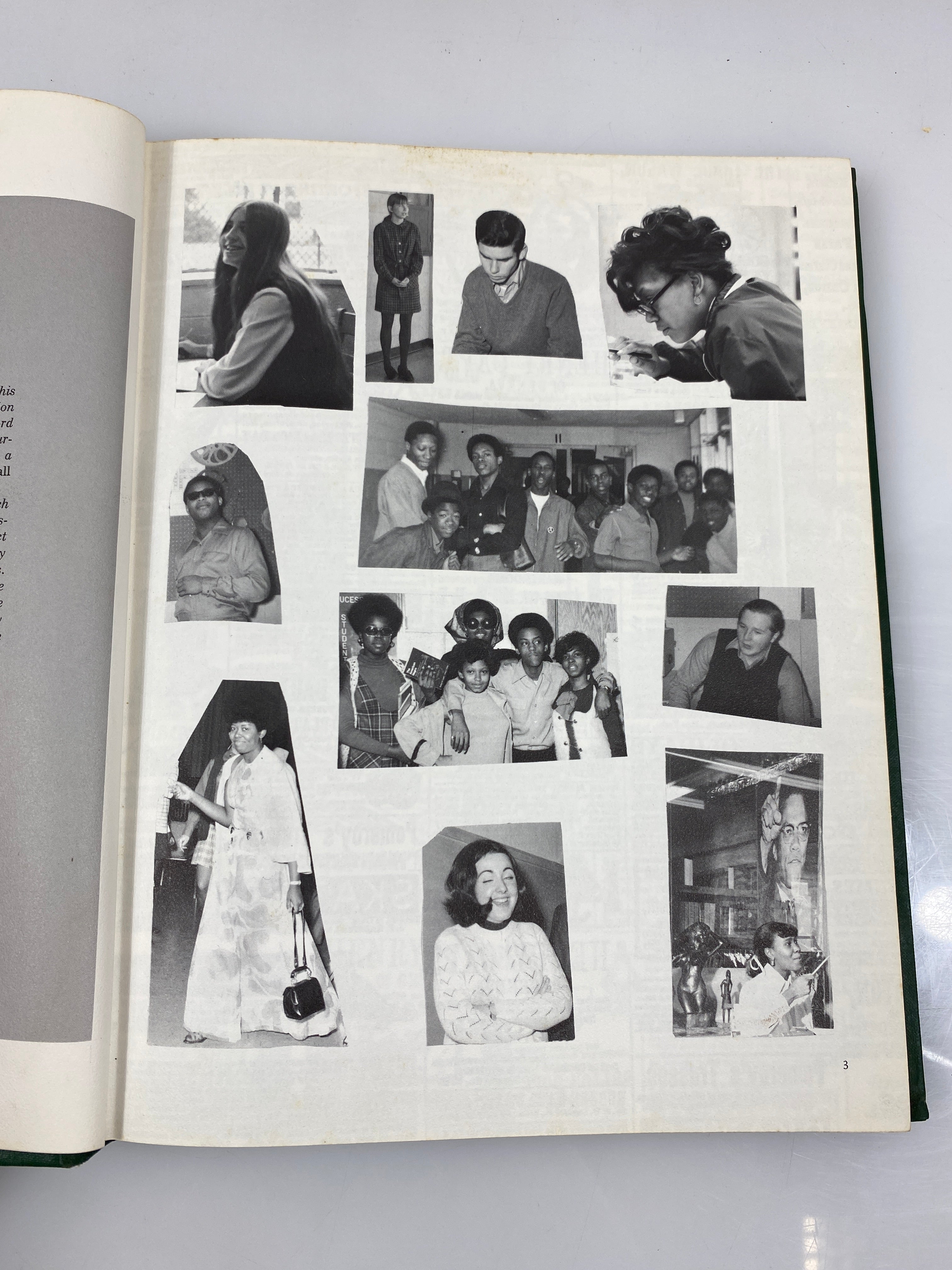 1970 "Cairngorm" Finney Jr. Sr. High School Yearbook Detroit MI HC