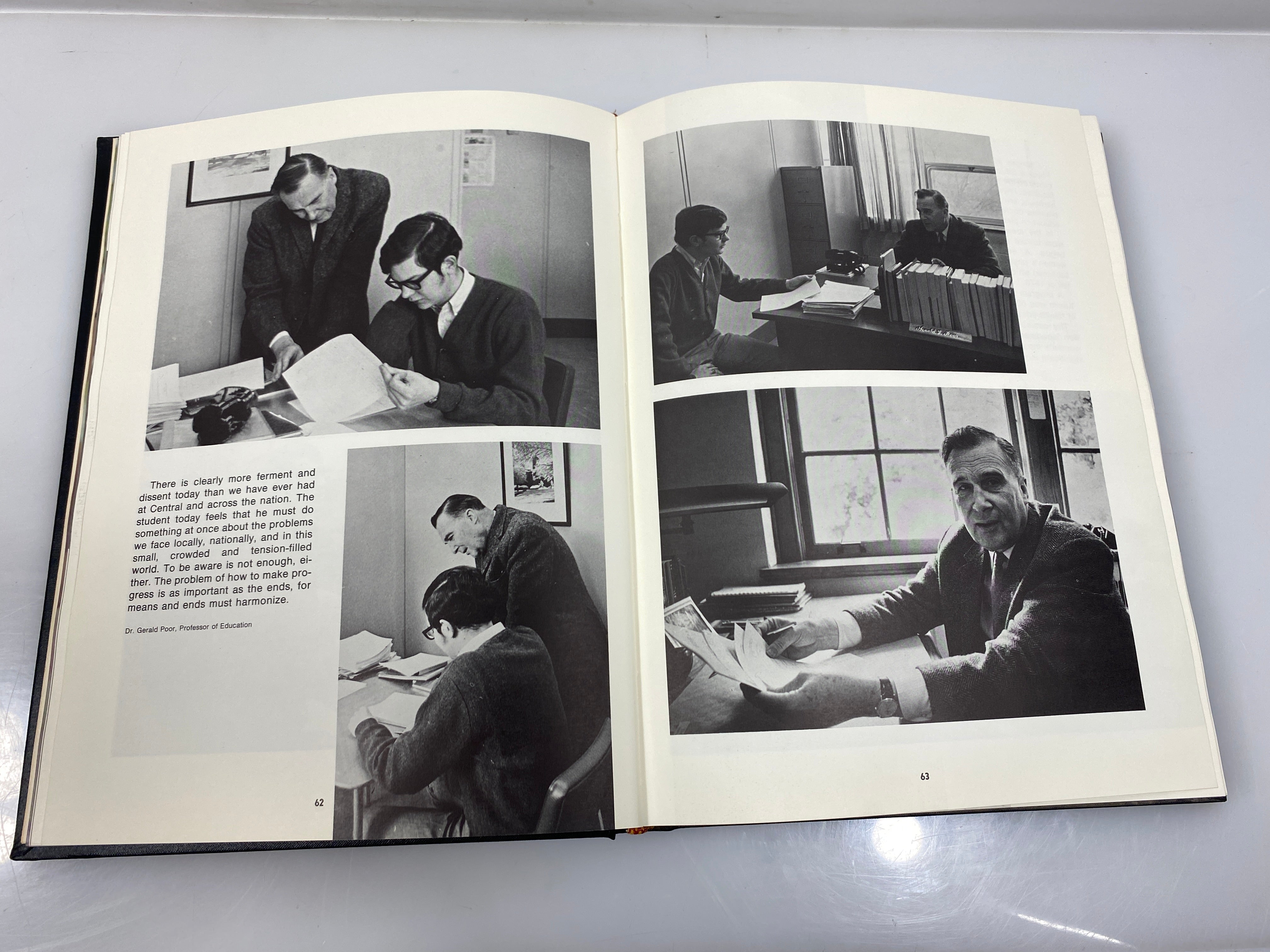 1970 "Chippewa" Central Michigan University Yearbook Mt. Pleasant, MI HC
