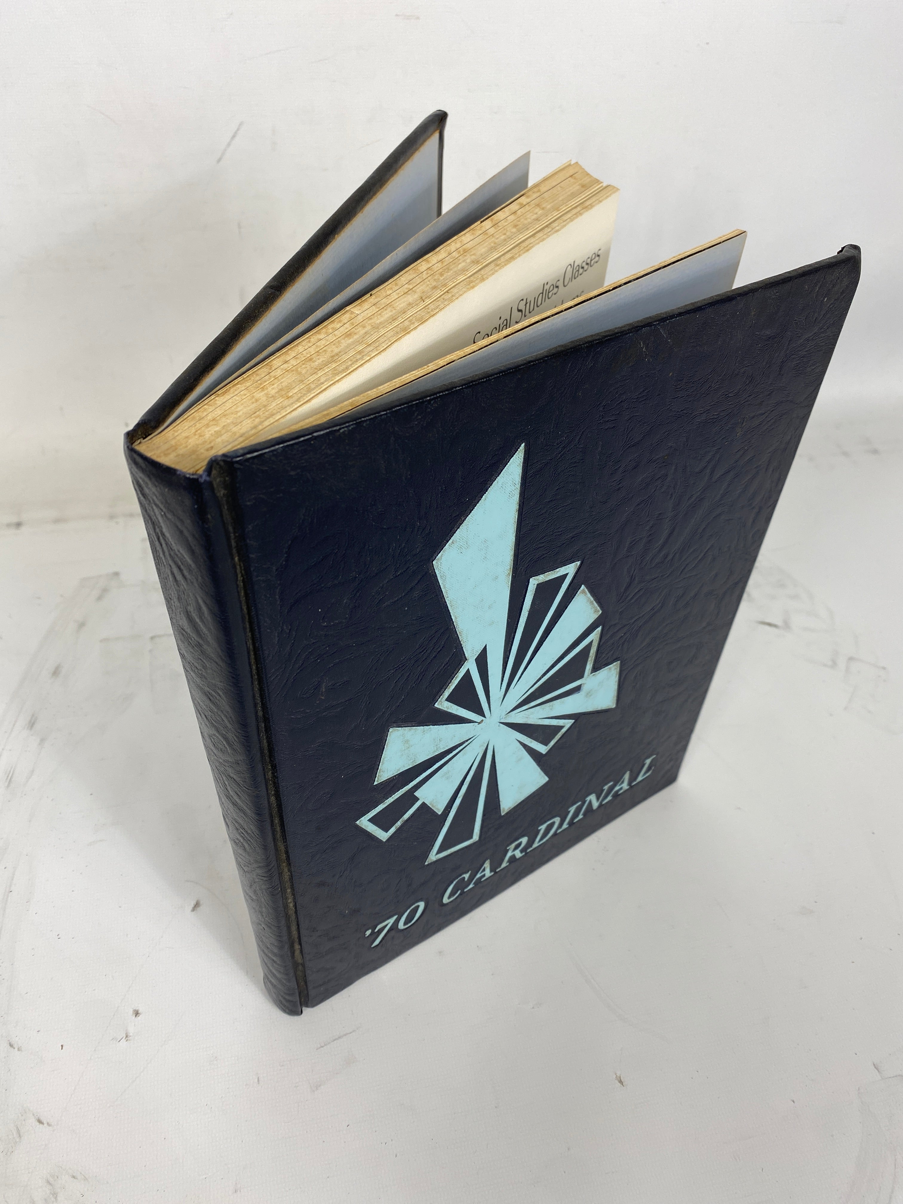 1970 Coldwater High School "Cardinal" Yearbook Coldwater Michigan HC