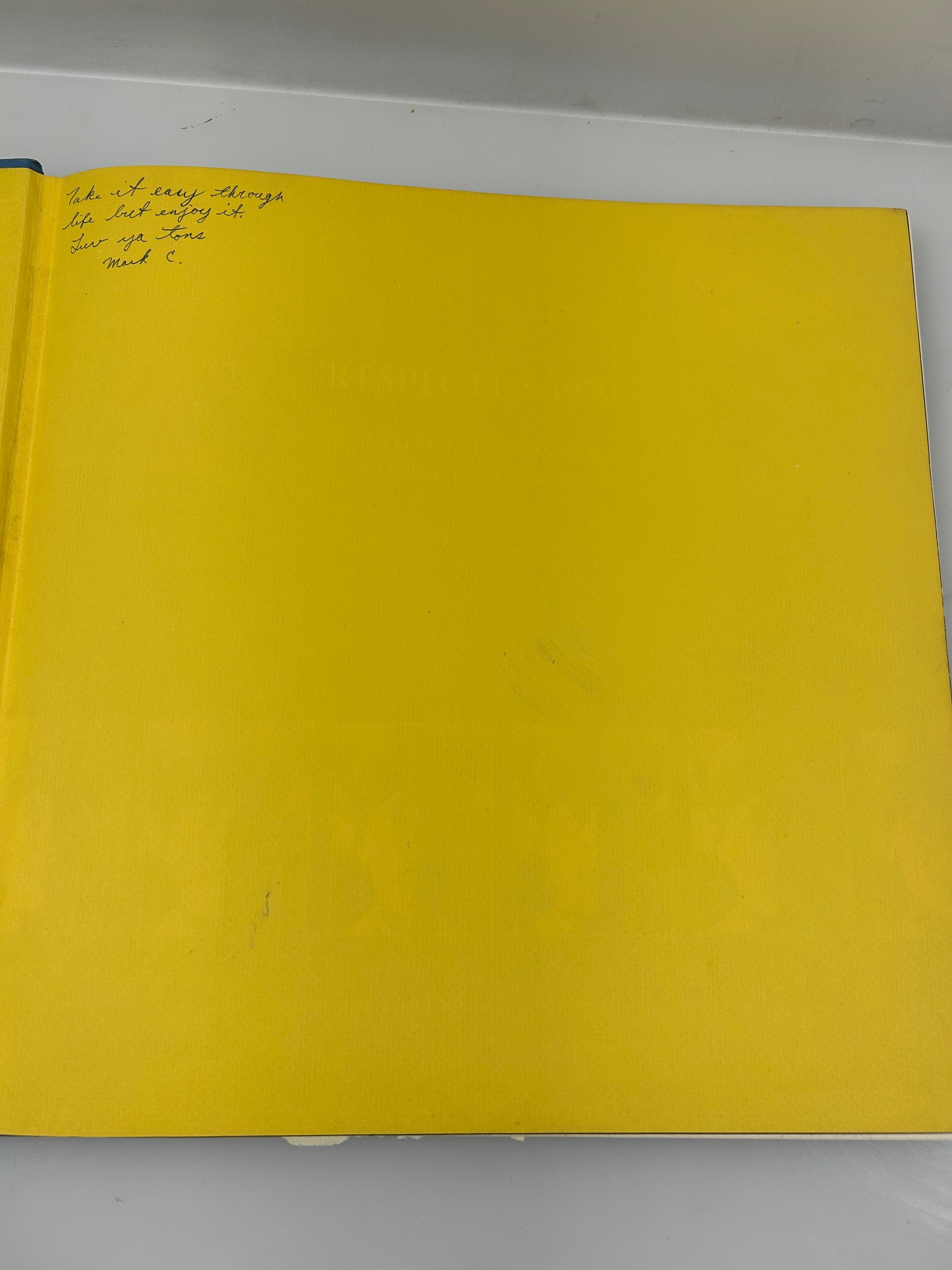 1970 Edgemont High School Yearbook "Respectus" Scarsdale NY HC