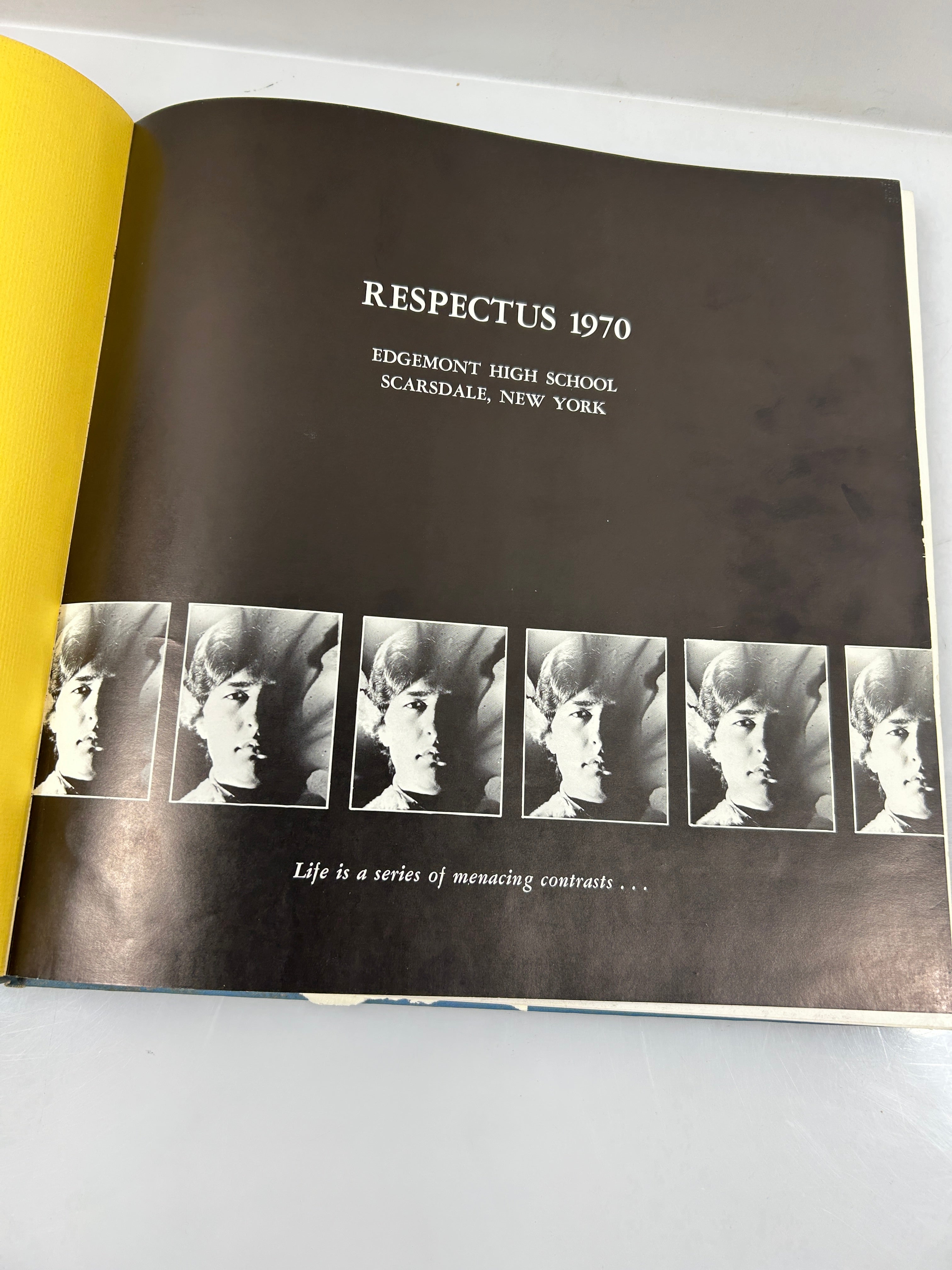 1970 Edgemont High School Yearbook "Respectus" Scarsdale NY HC