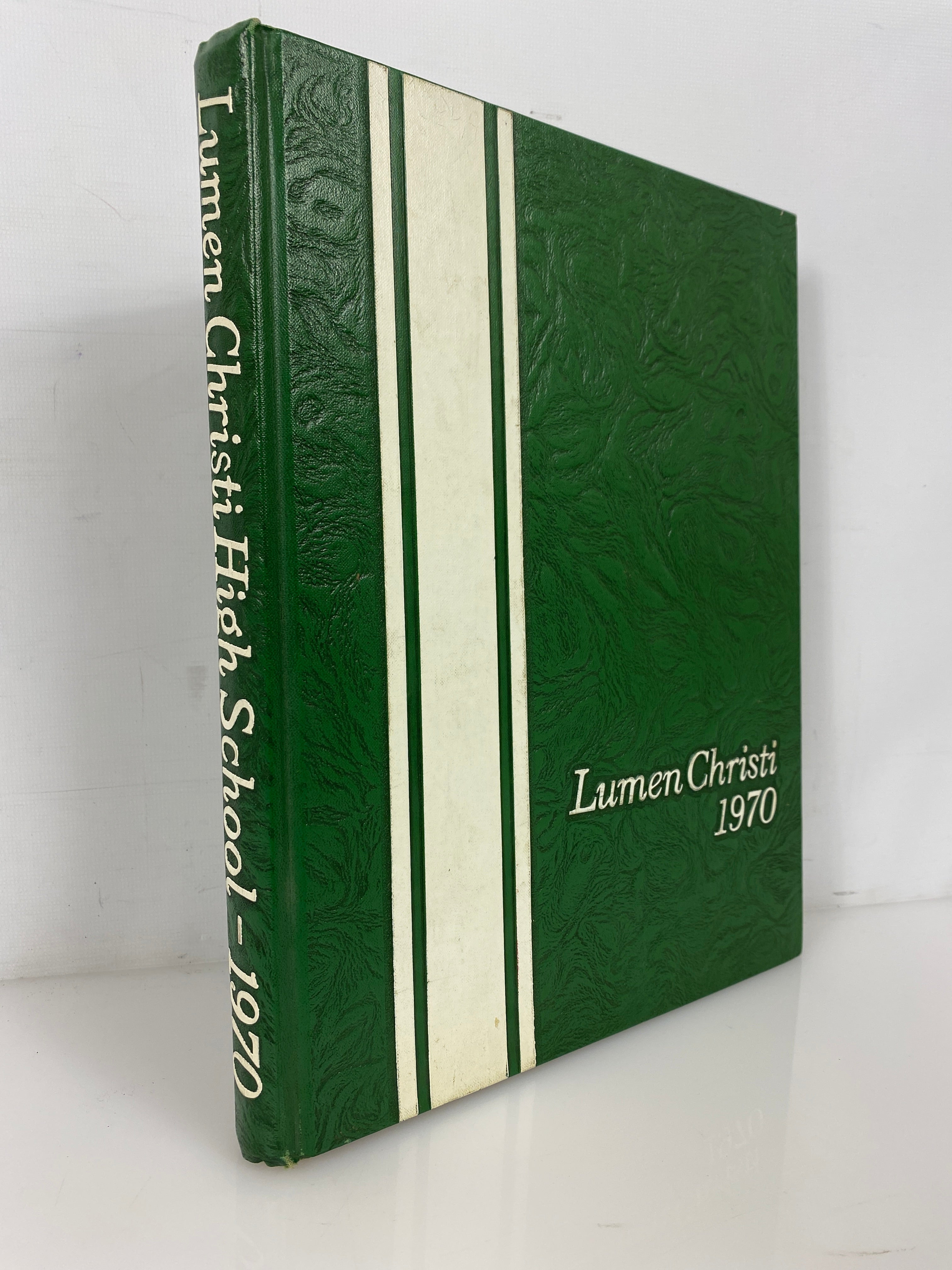 1970 Lumen Christi High School Yearbook Jackson Michigan HC
