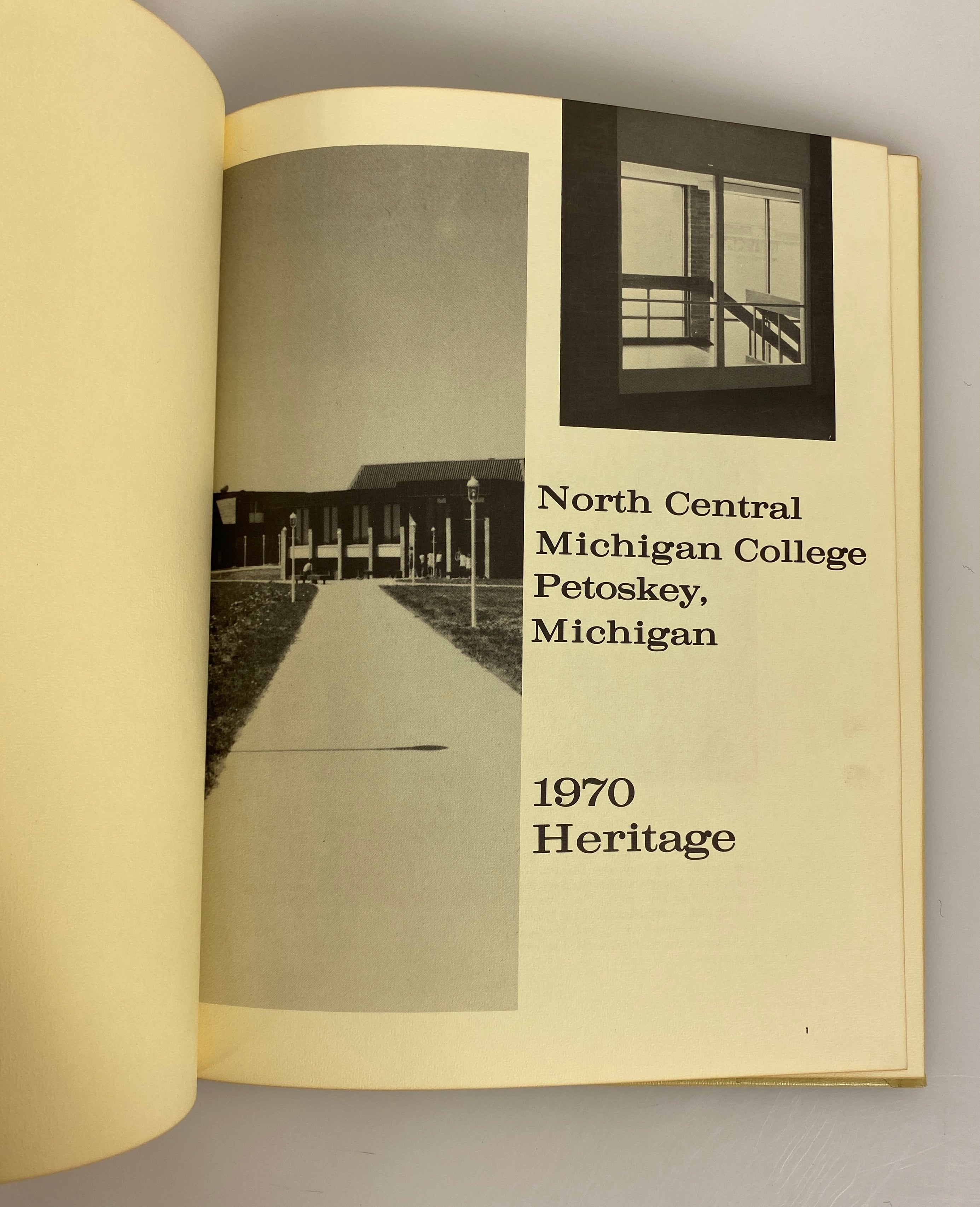 1970 North Central Michigan College Yearbook Petoskey HC
