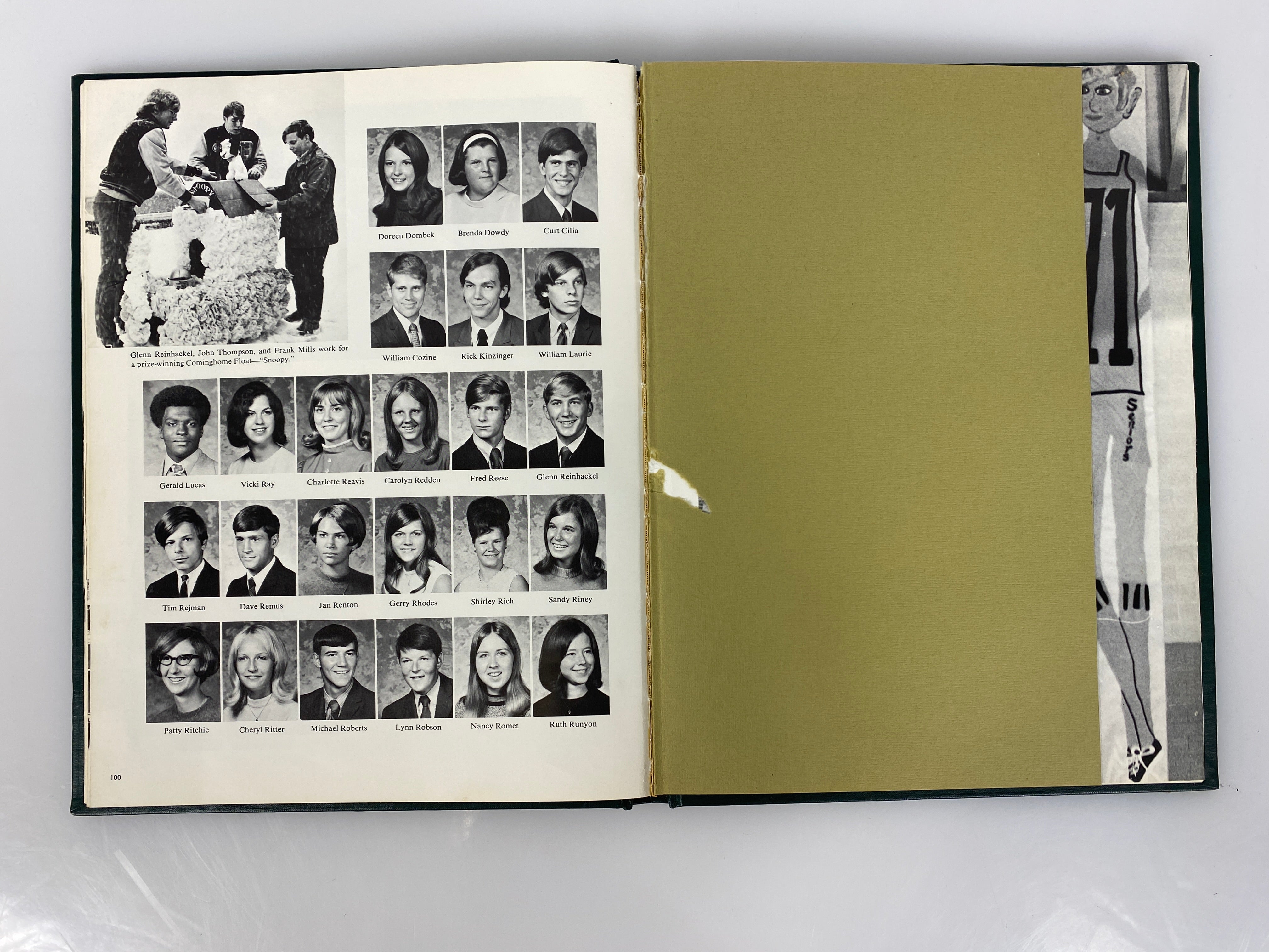 1971 Belleville High School Yearbook Belleville Michigan HC