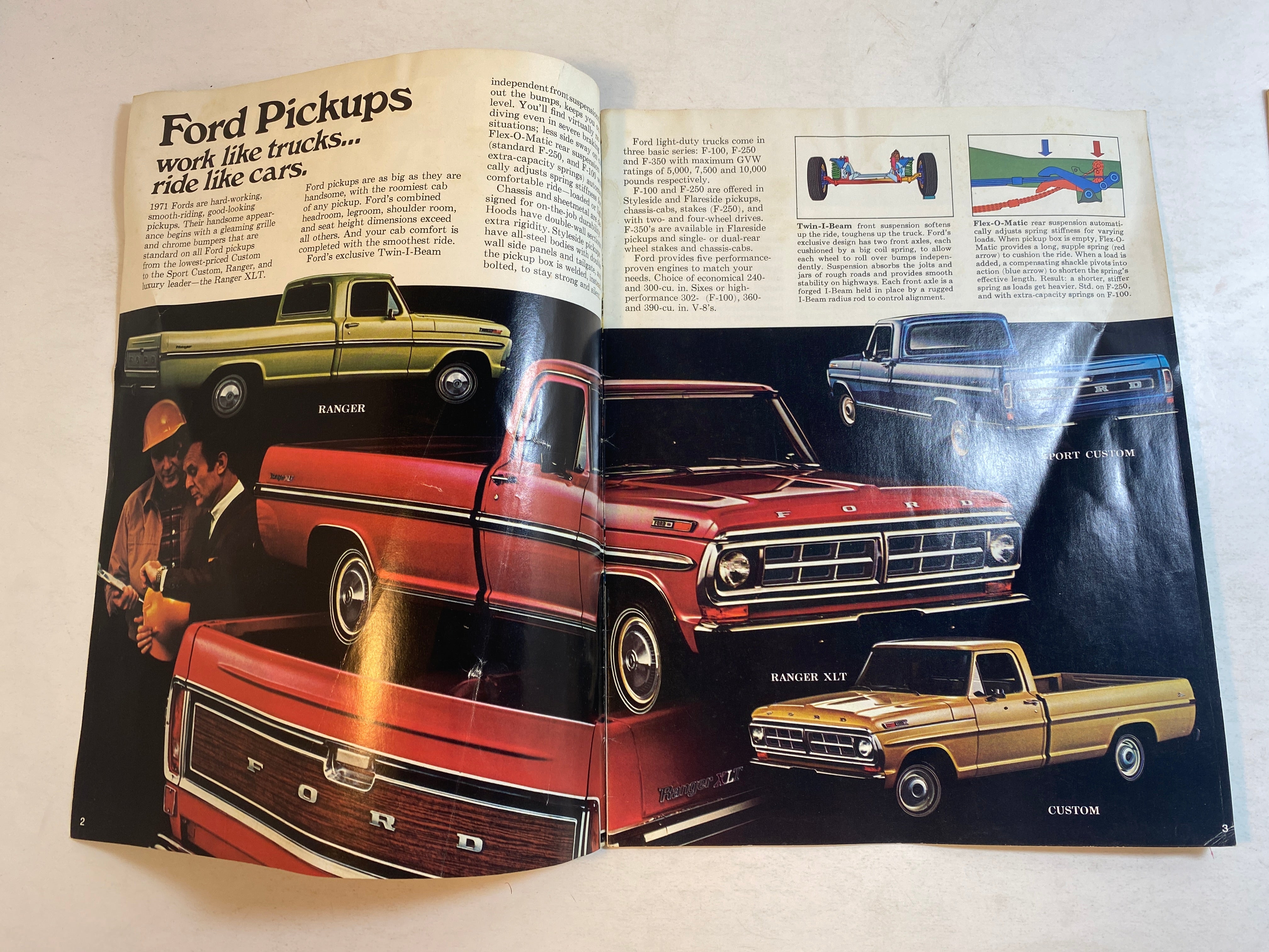 1971 Ford F-100/250/350 Pickup Advertising Ephemera