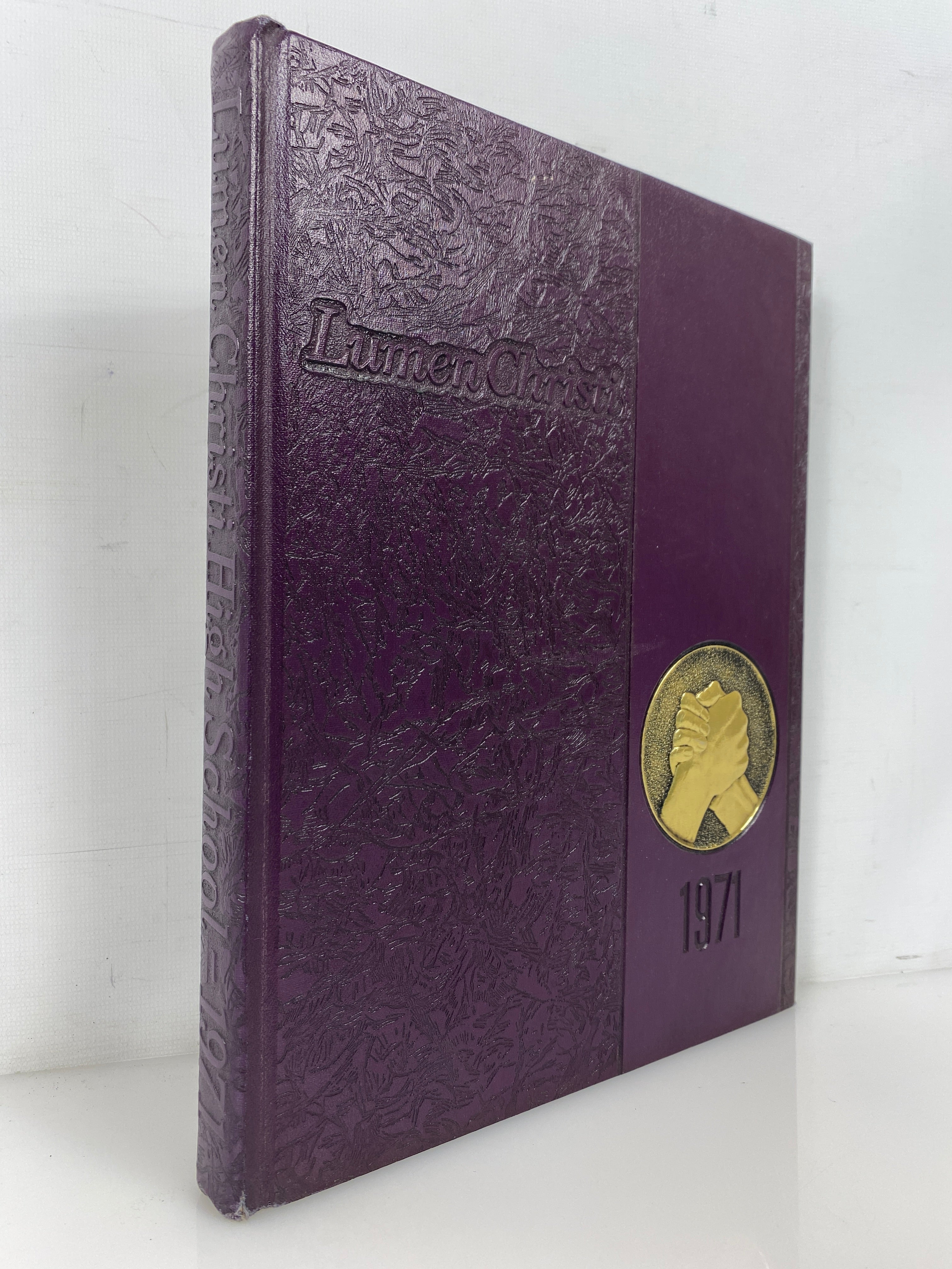 1971 Lumen Christi High School Yearbook Jackson Michigan HC