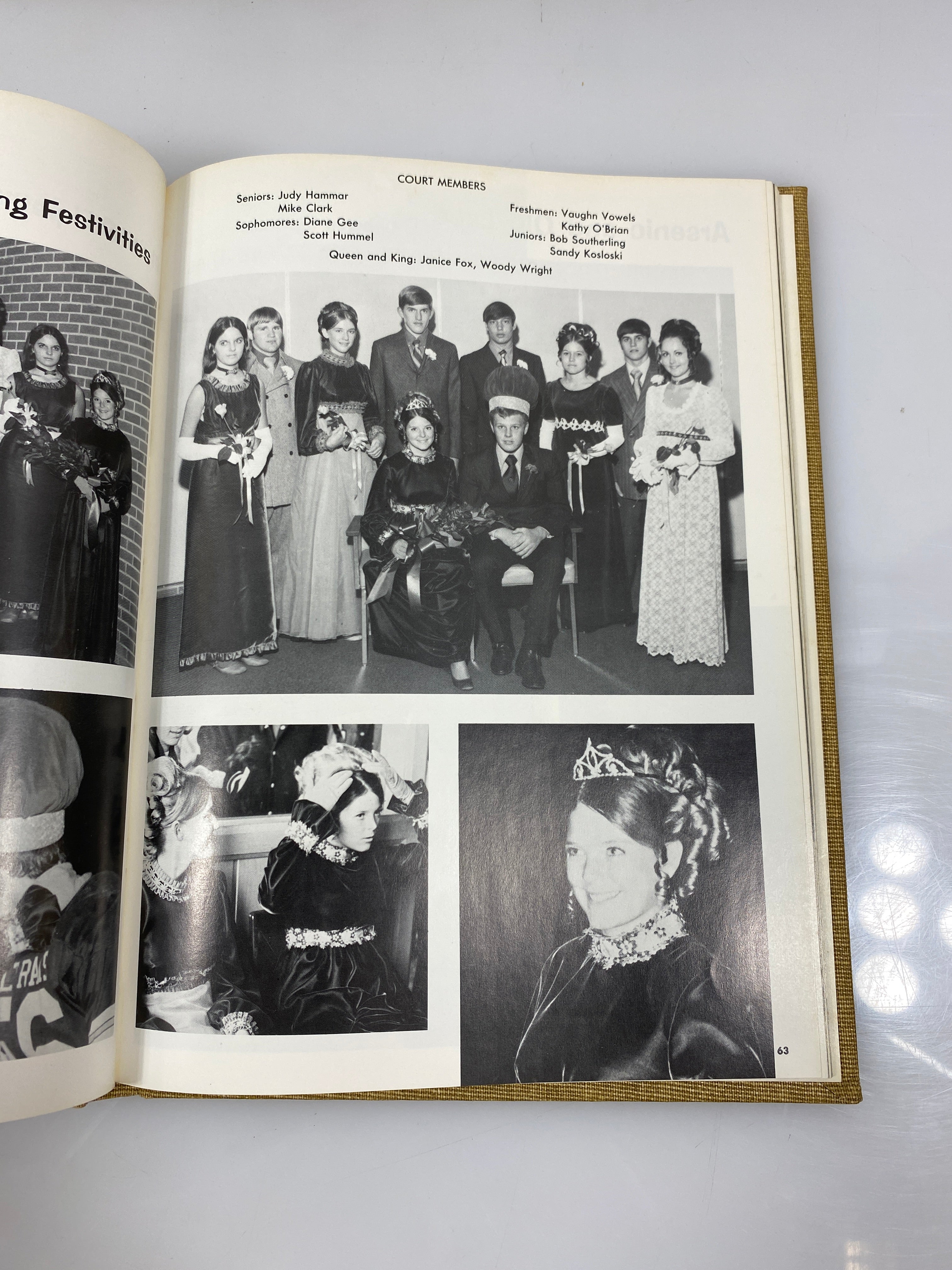 1971 "Rampages" Holt High School Yearbook Holt Michigan HC