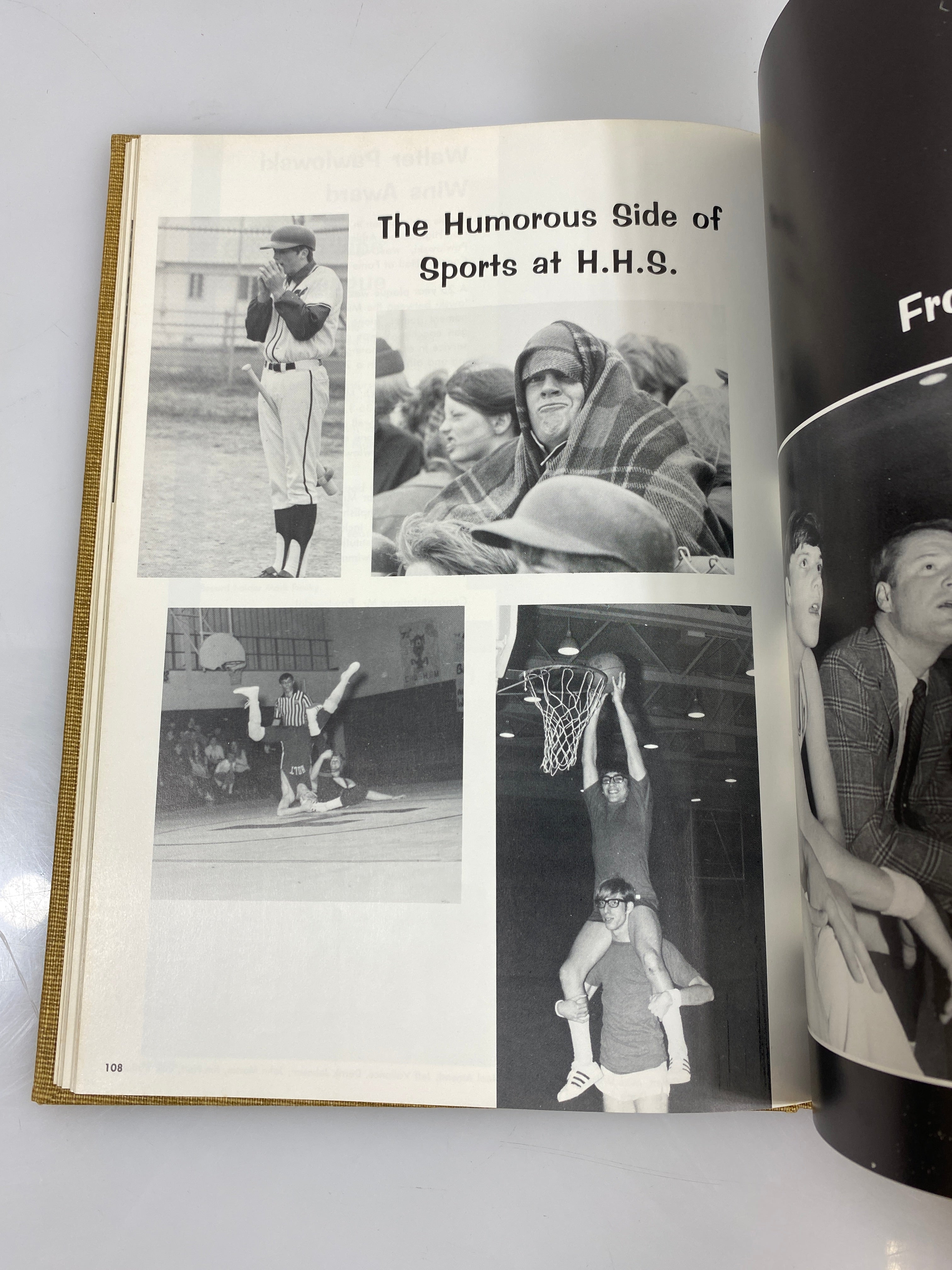 1971 "Rampages" Holt High School Yearbook Holt Michigan HC