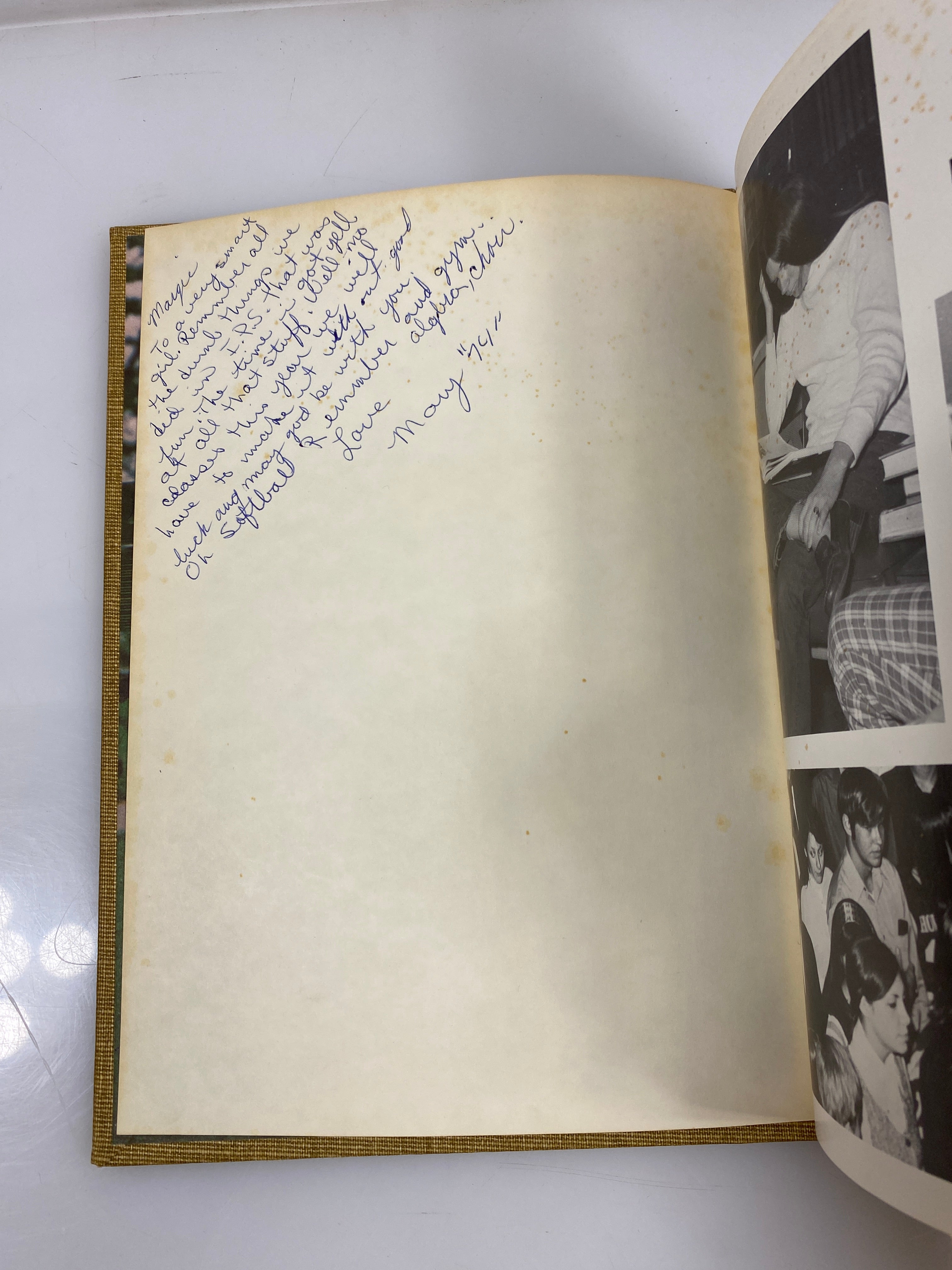 1971 "Rampages" Holt High School Yearbook Holt Michigan HC