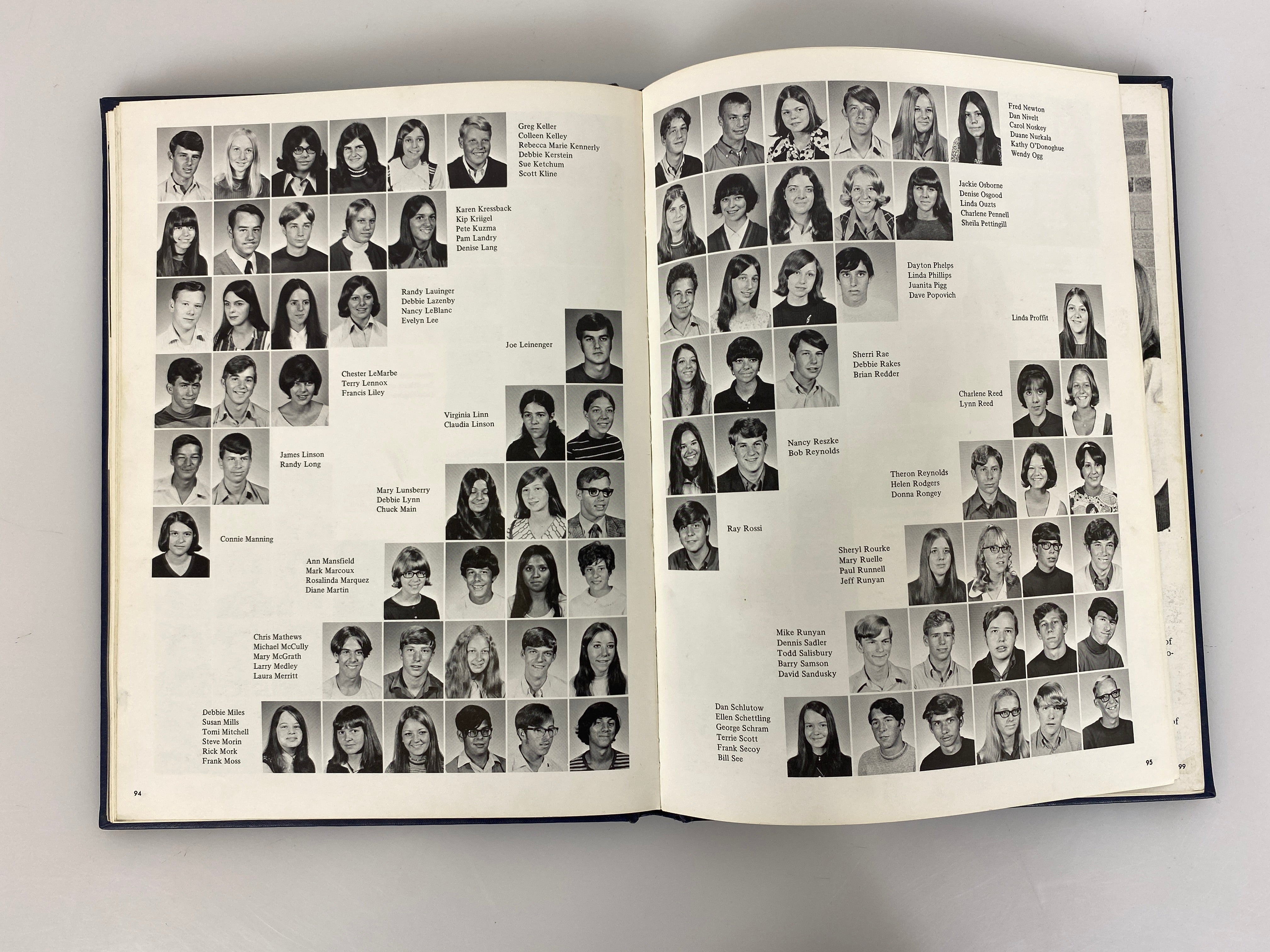 1971 Waterford Township High School "Waterlog" Yearbook Michigan HC