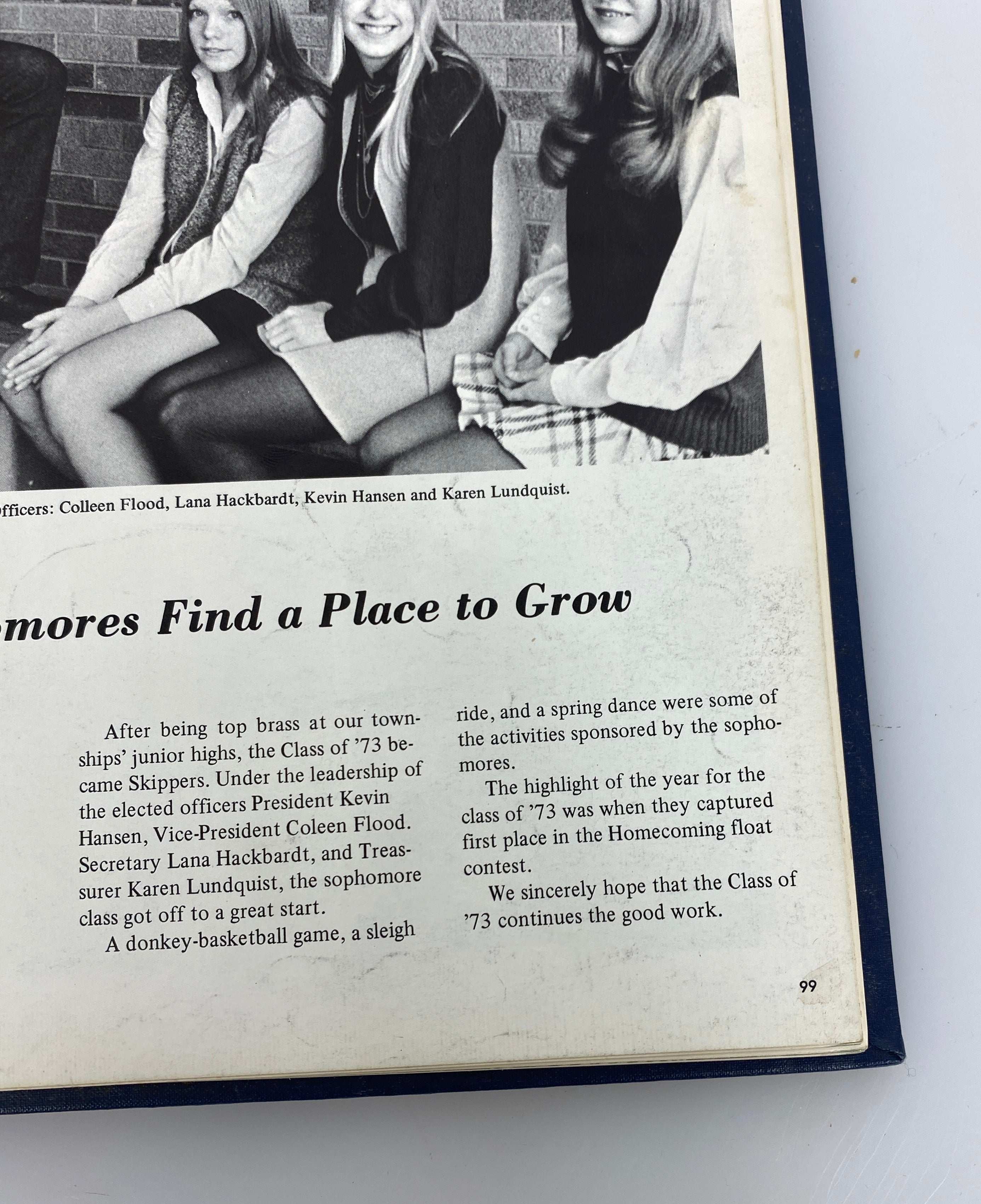 1971 Waterford Township High School "Waterlog" Yearbook Michigan HC
