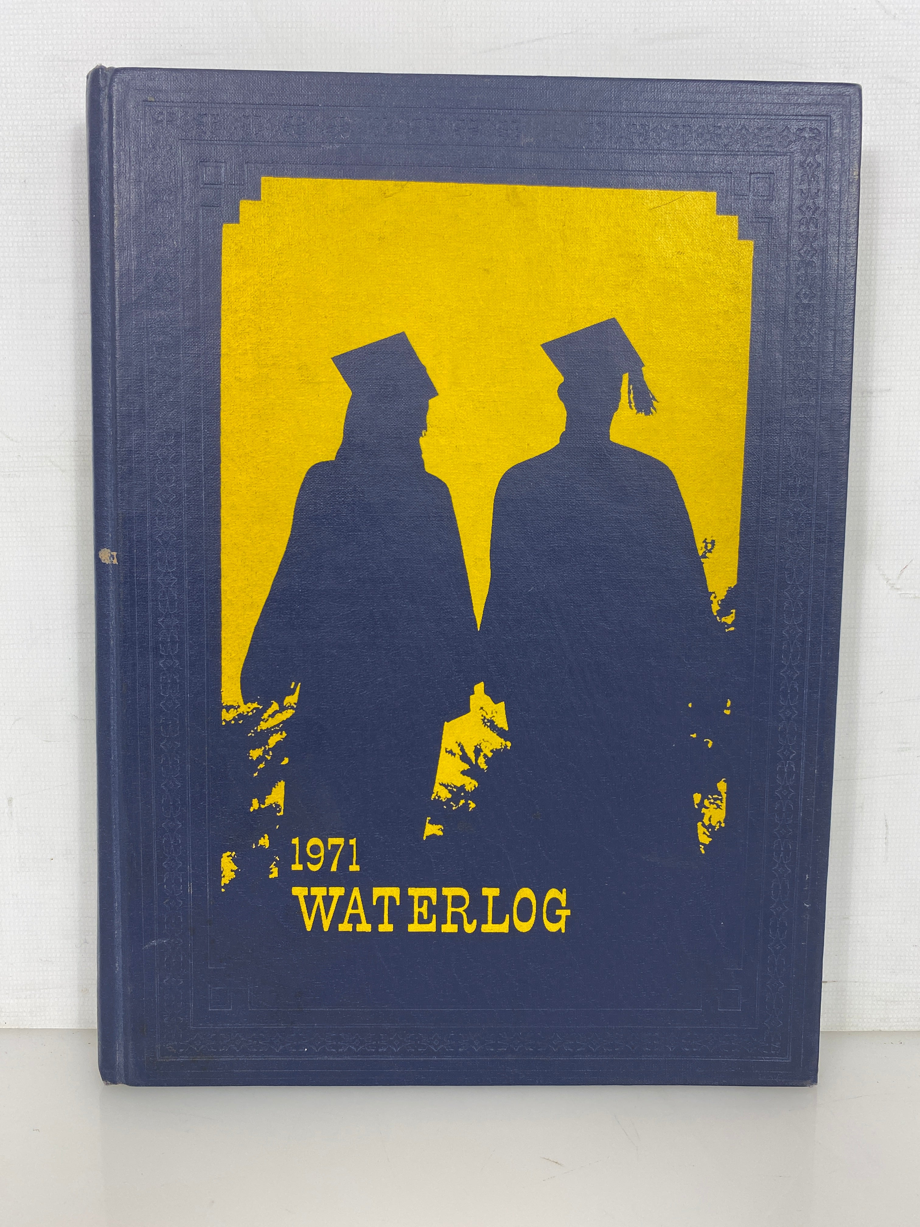 1971 Waterford Township High School "Waterlog" Yearbook Michigan HC