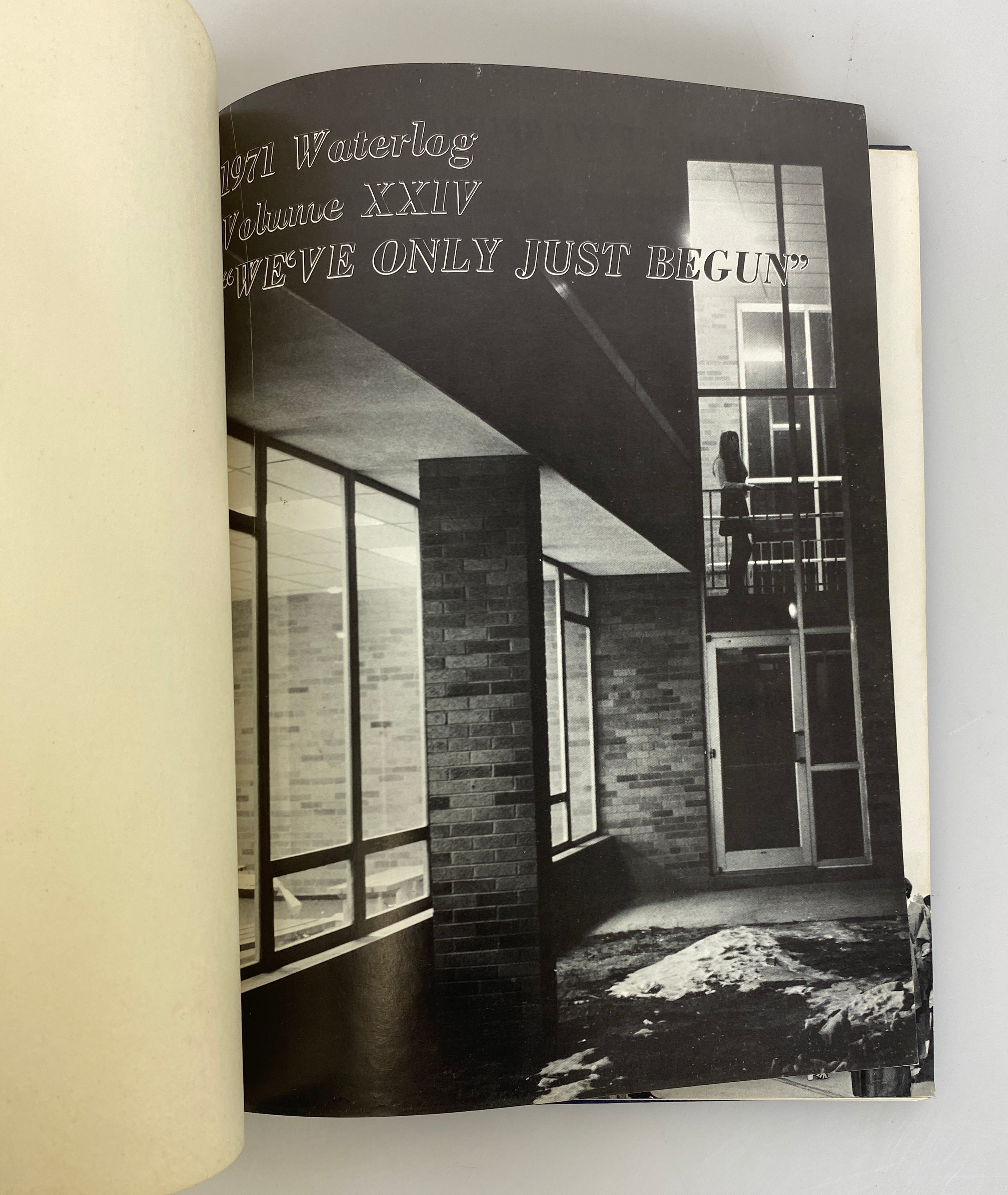 1971 Waterford Township High School "Waterlog" Yearbook Michigan HC