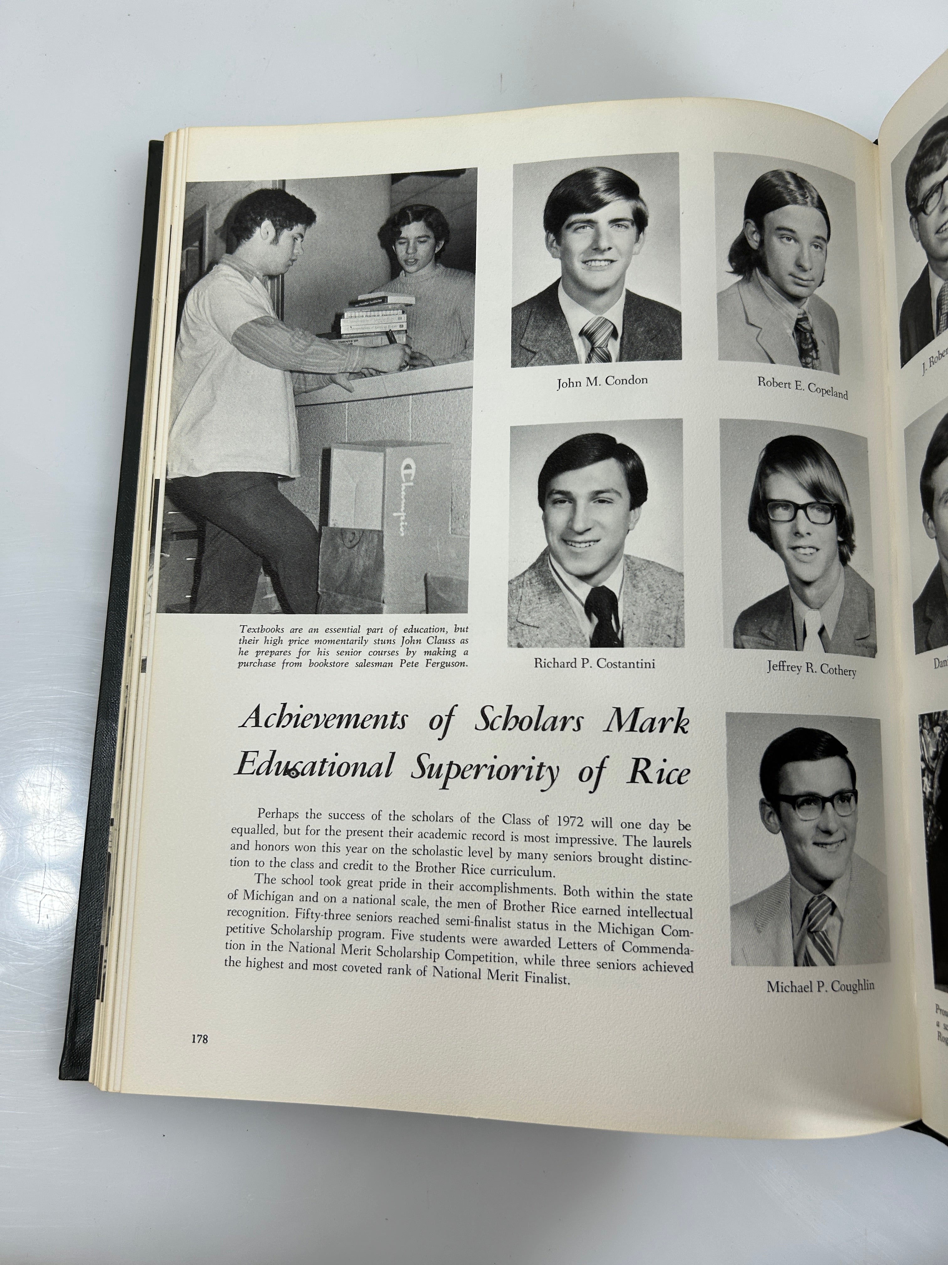 1972 Brother Rice High School Yearbook Birmingham Michigan HC