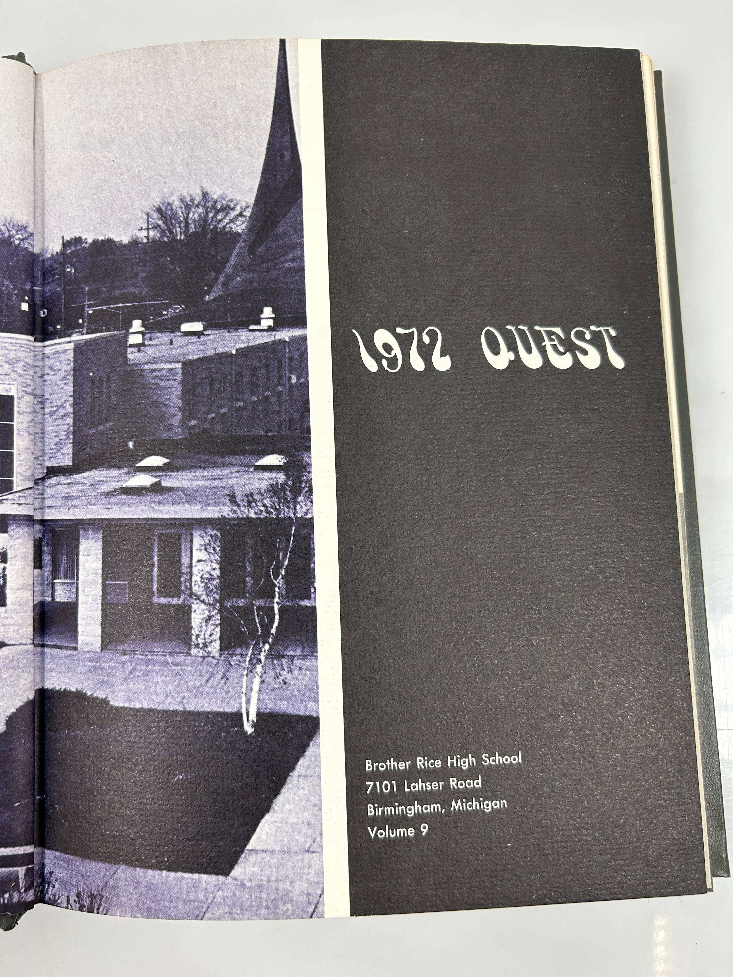 1972 Brother Rice High School Yearbook Birmingham Michigan HC