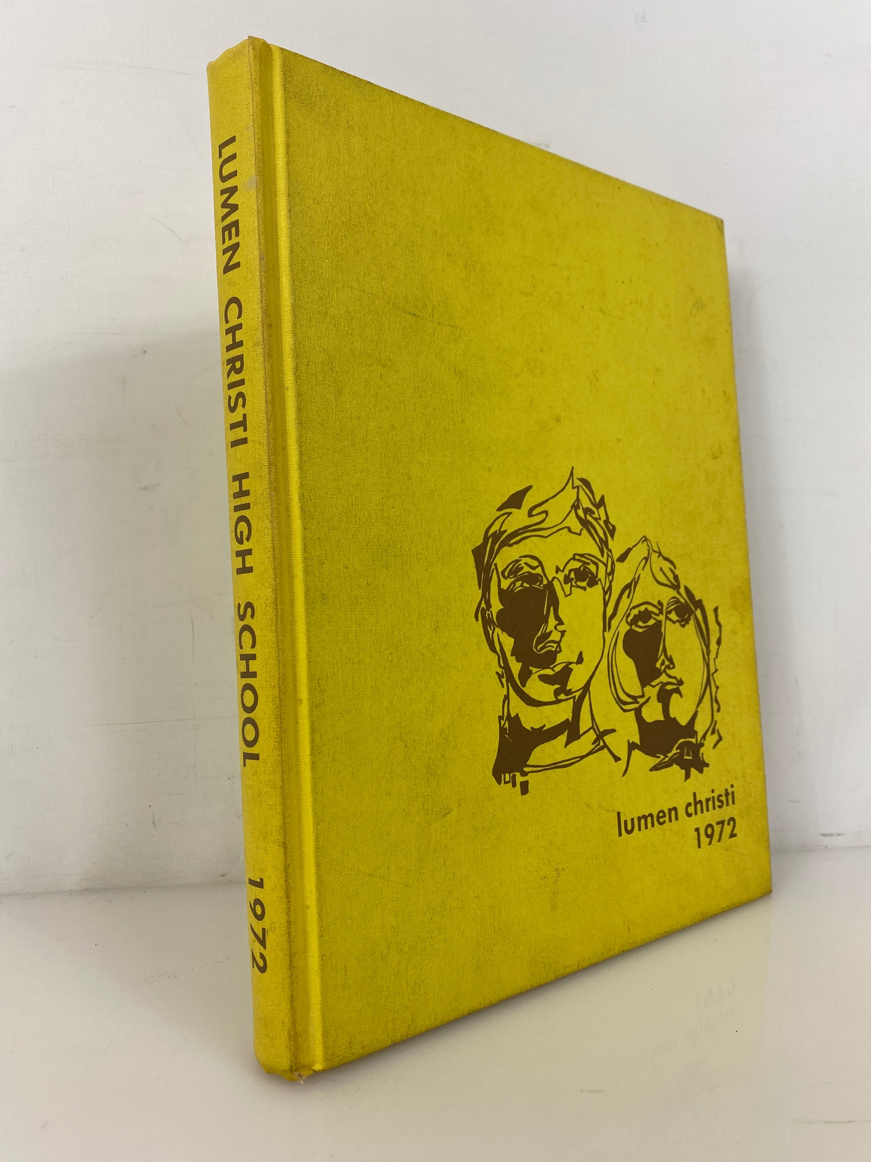 1972 Lumen Christi High School Yearbook Jackson Michigan HC