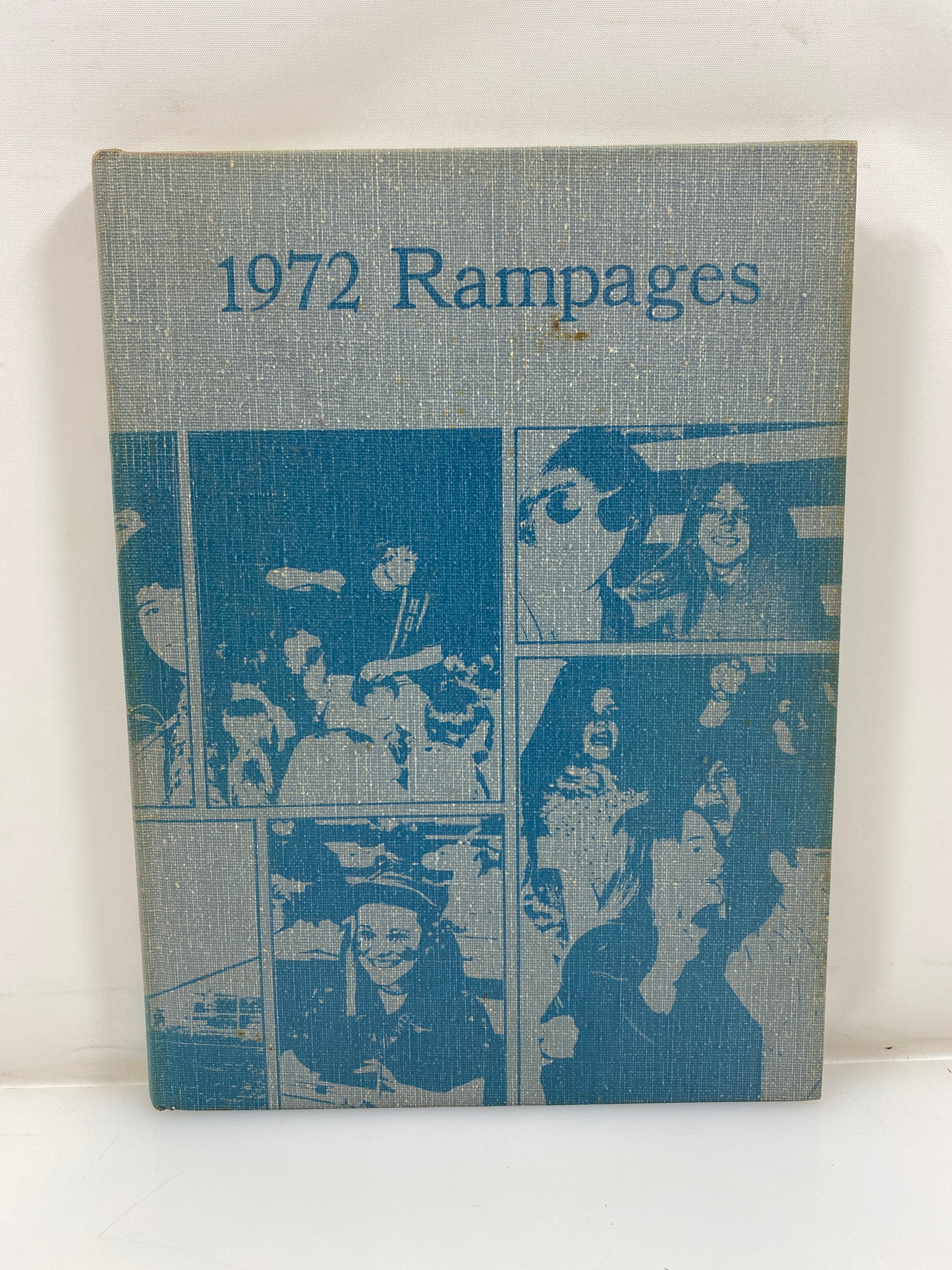 1972 "Rampages" Holt High School Yearbook Holt Michigan HC