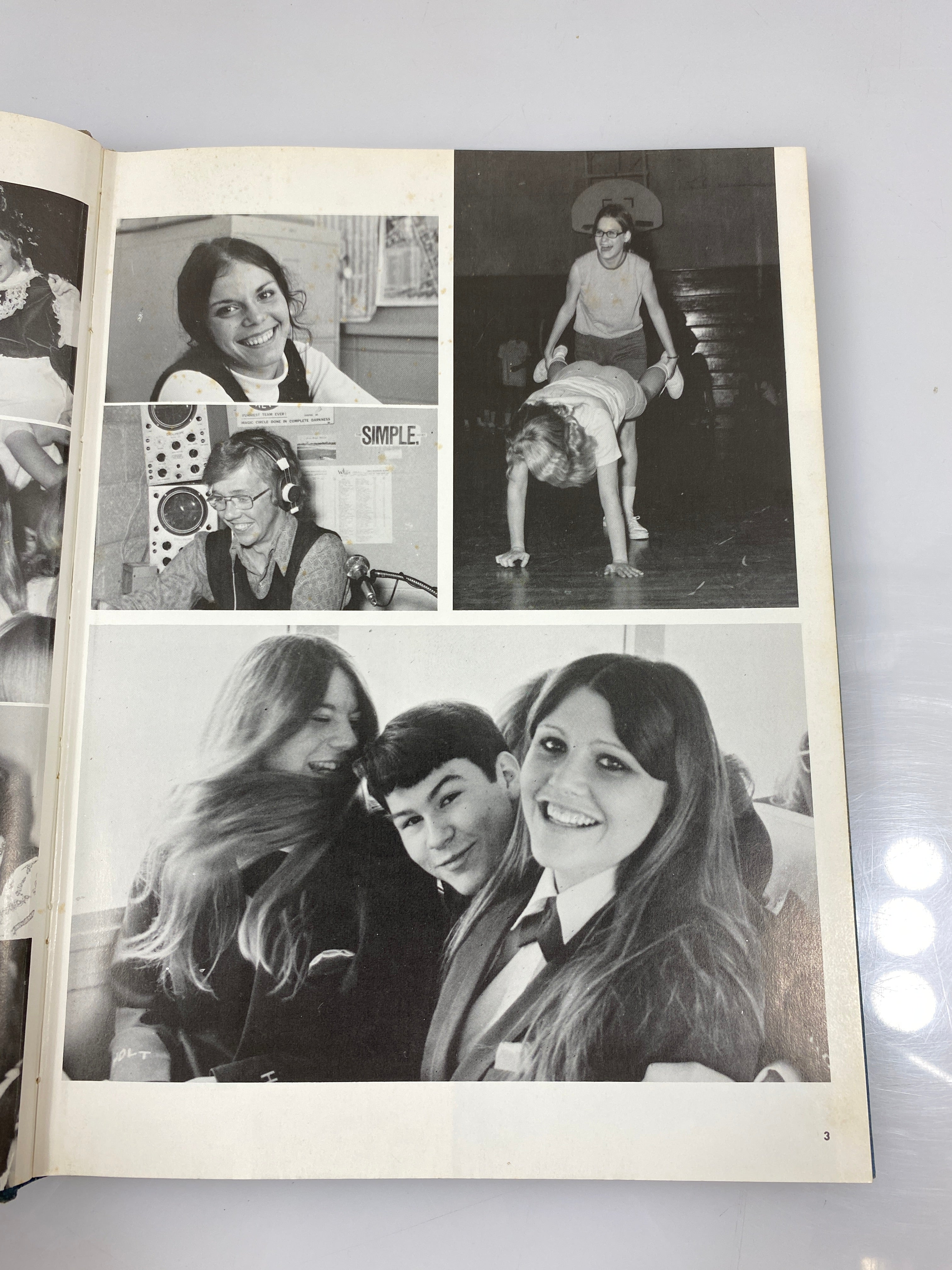1972 "Rampages" Holt High School Yearbook Holt Michigan HC
