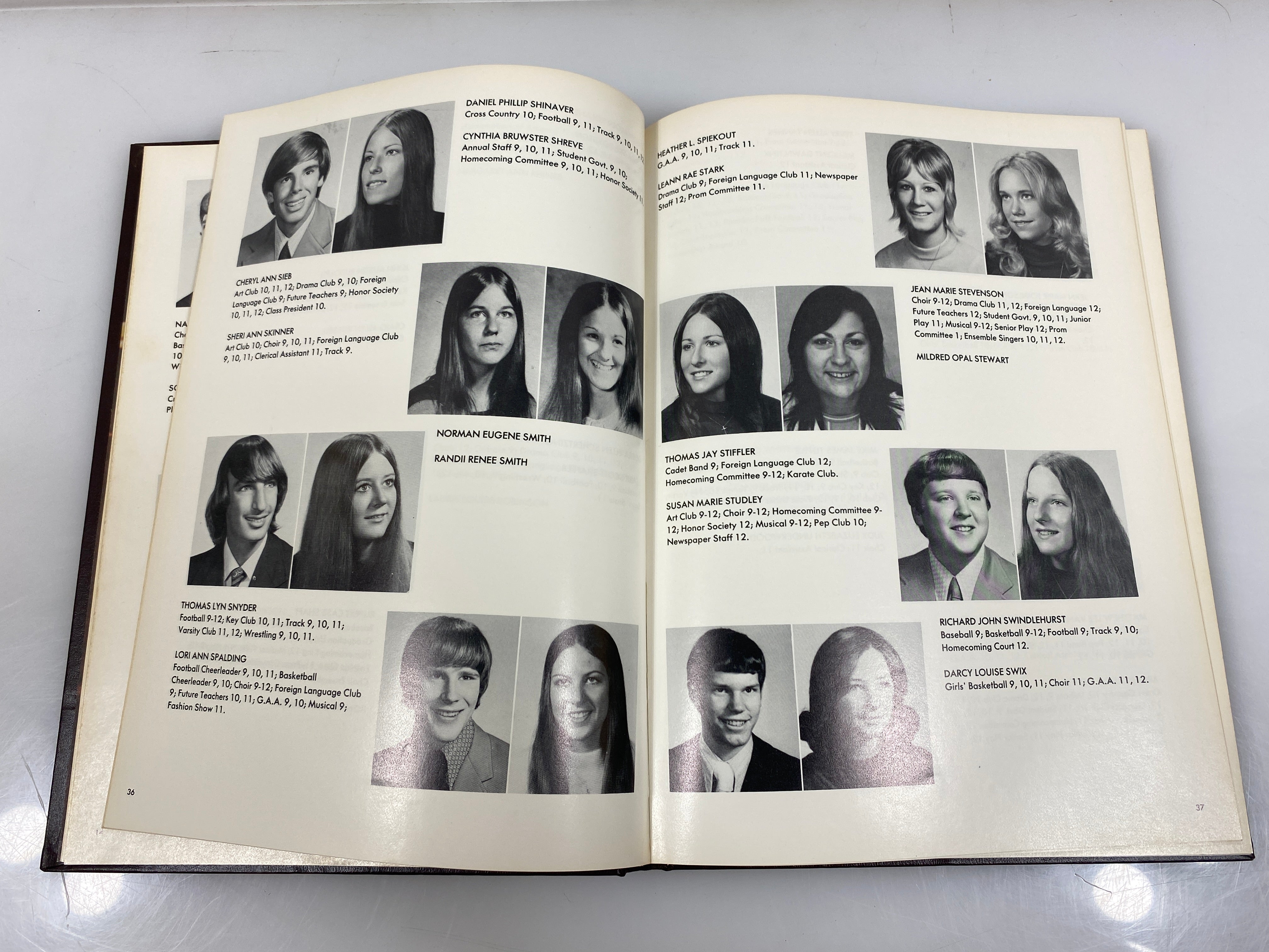 1973 "Rampages" Holt High School Yearbook Holt Michigan HC