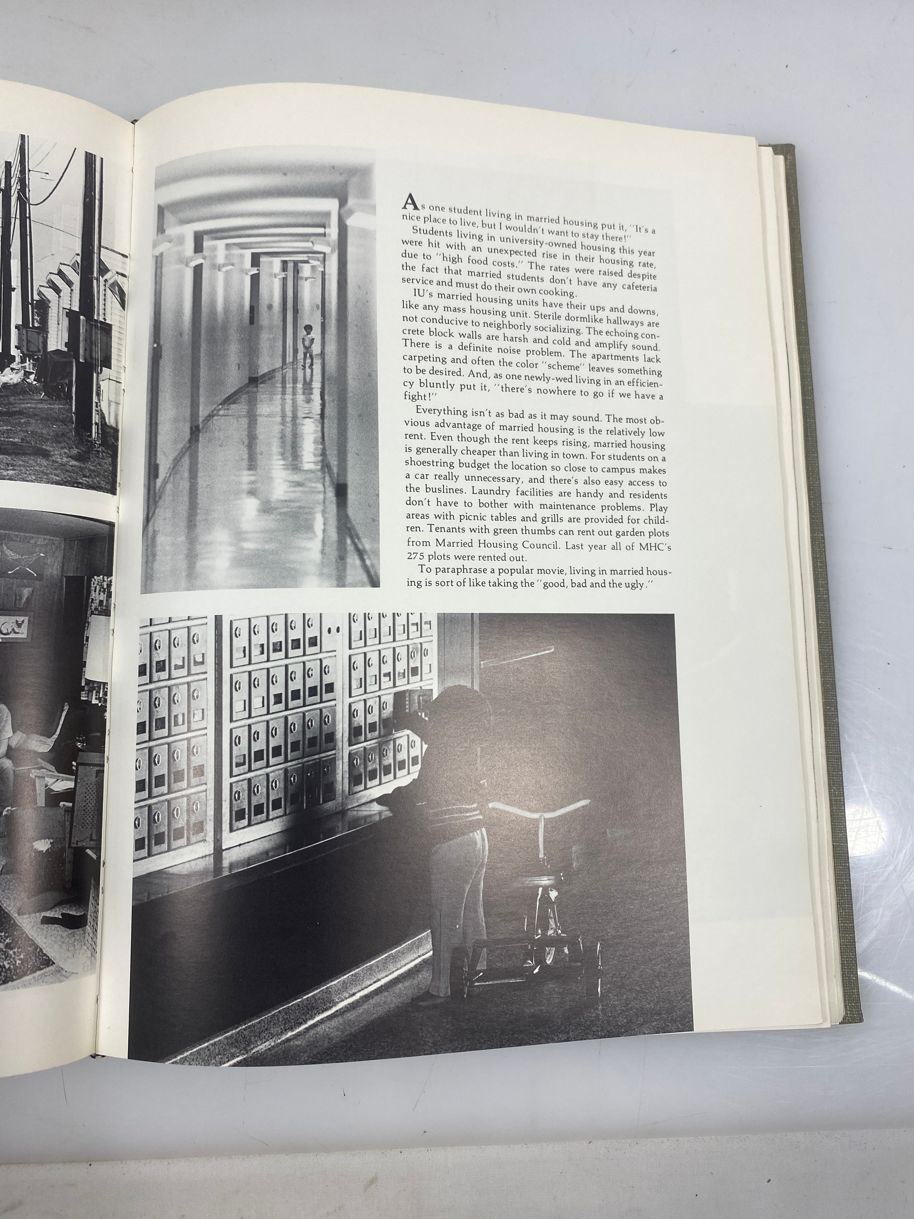 1974 Indiana University Yearbook "Arbutus" Bloomington IN HC