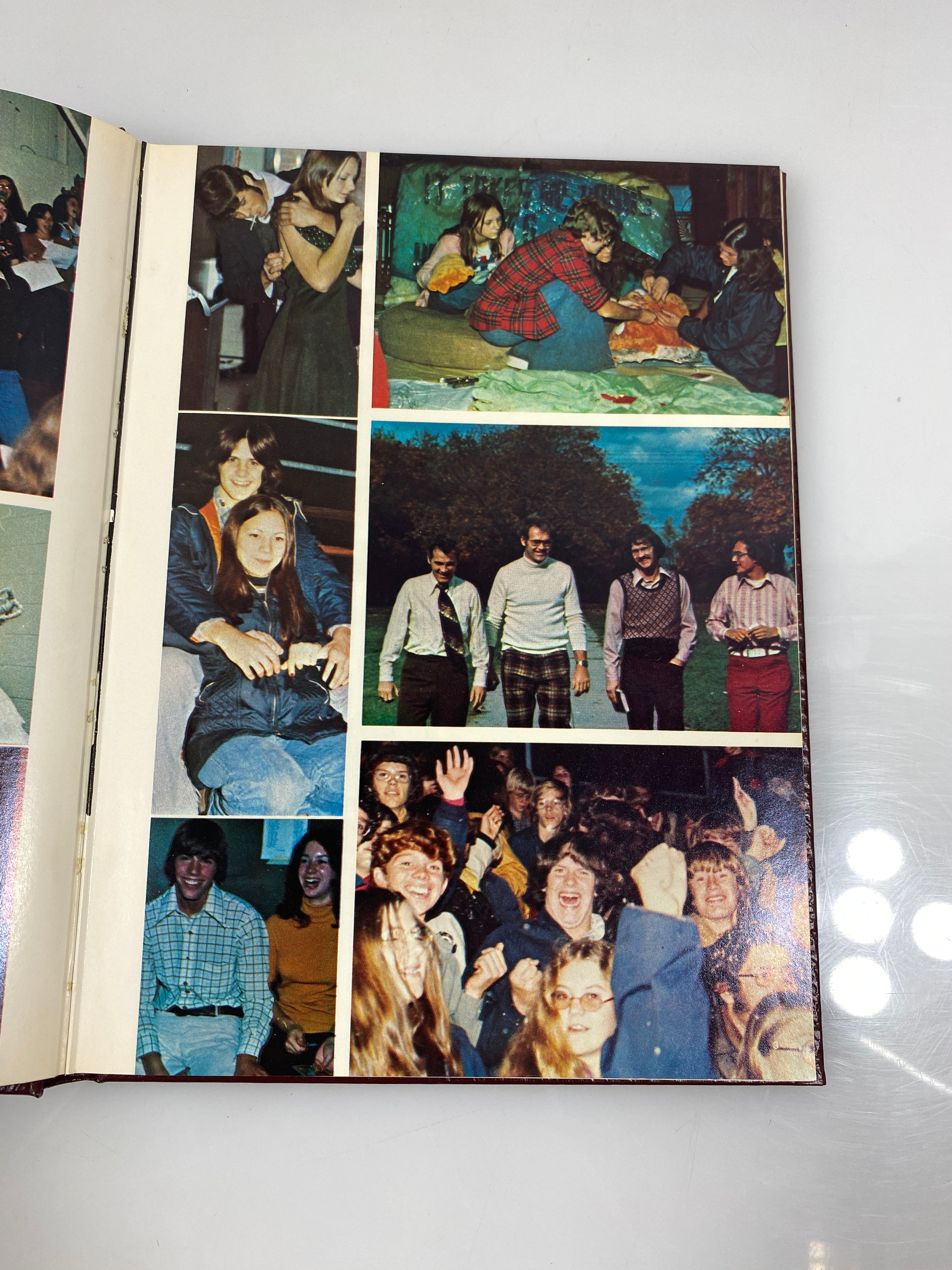 1974 "Rampages" Holt High School Yearbook Holt Michigan HC