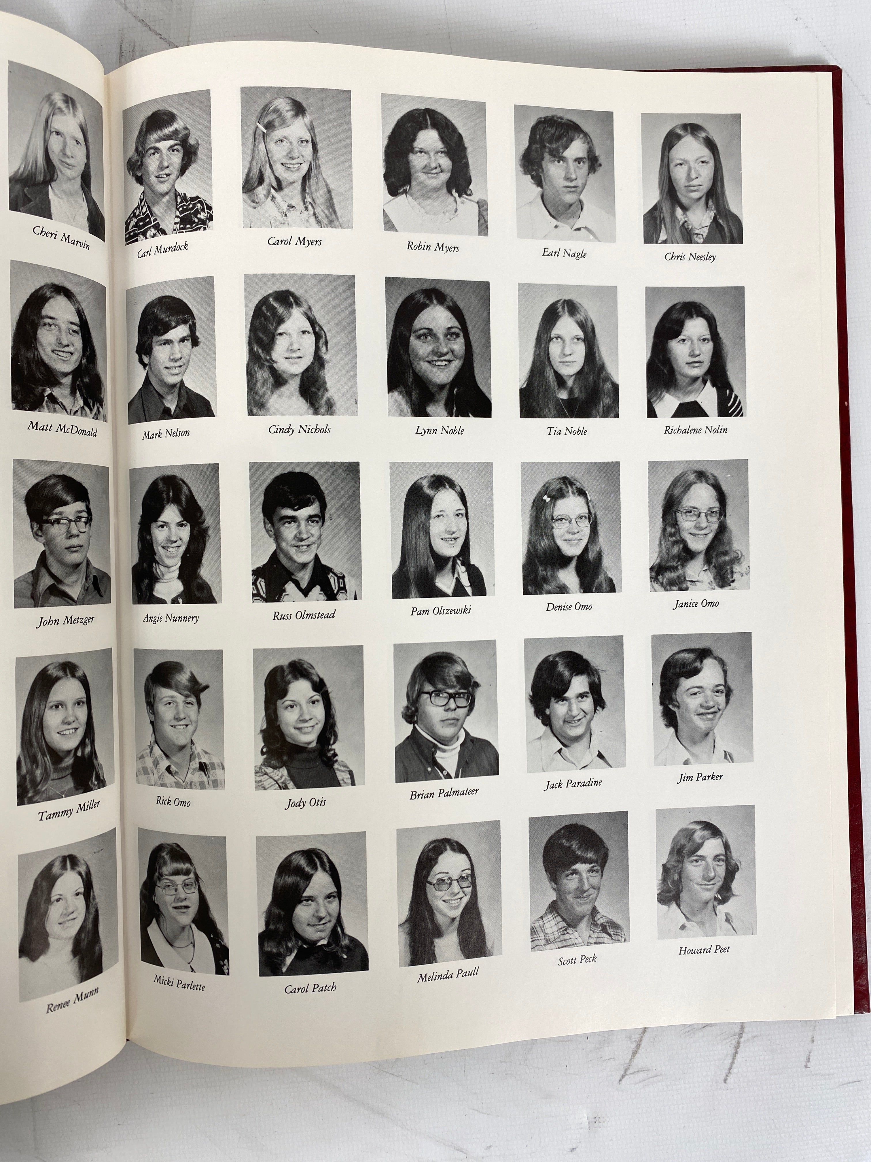 1975 Coldwater High School Yearbook "Cardinal" Coldwater  Michigan HC